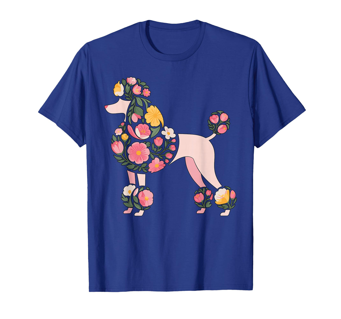 Floral Poodle T-Shirt