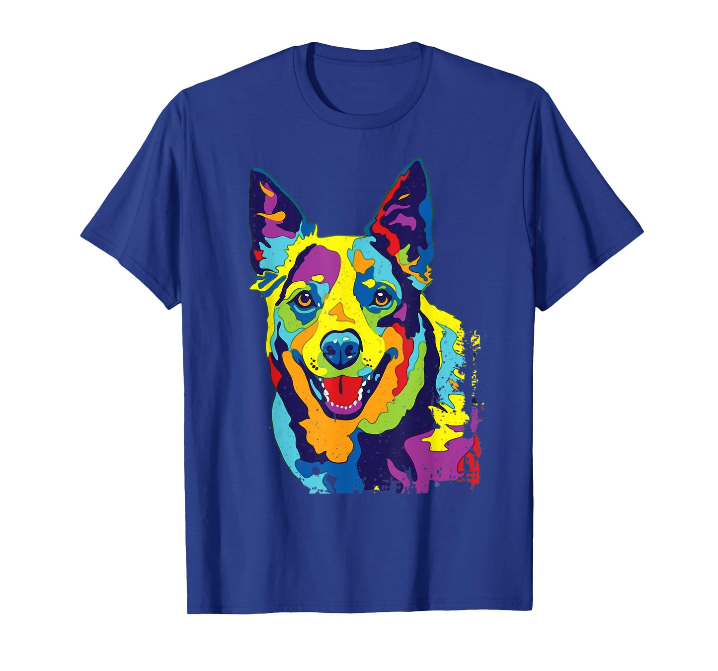 Cattle Dog Shirt Funny Australian Cattle Dog Pop-Art Shirt T-Shirt for Men Women Girls Kids