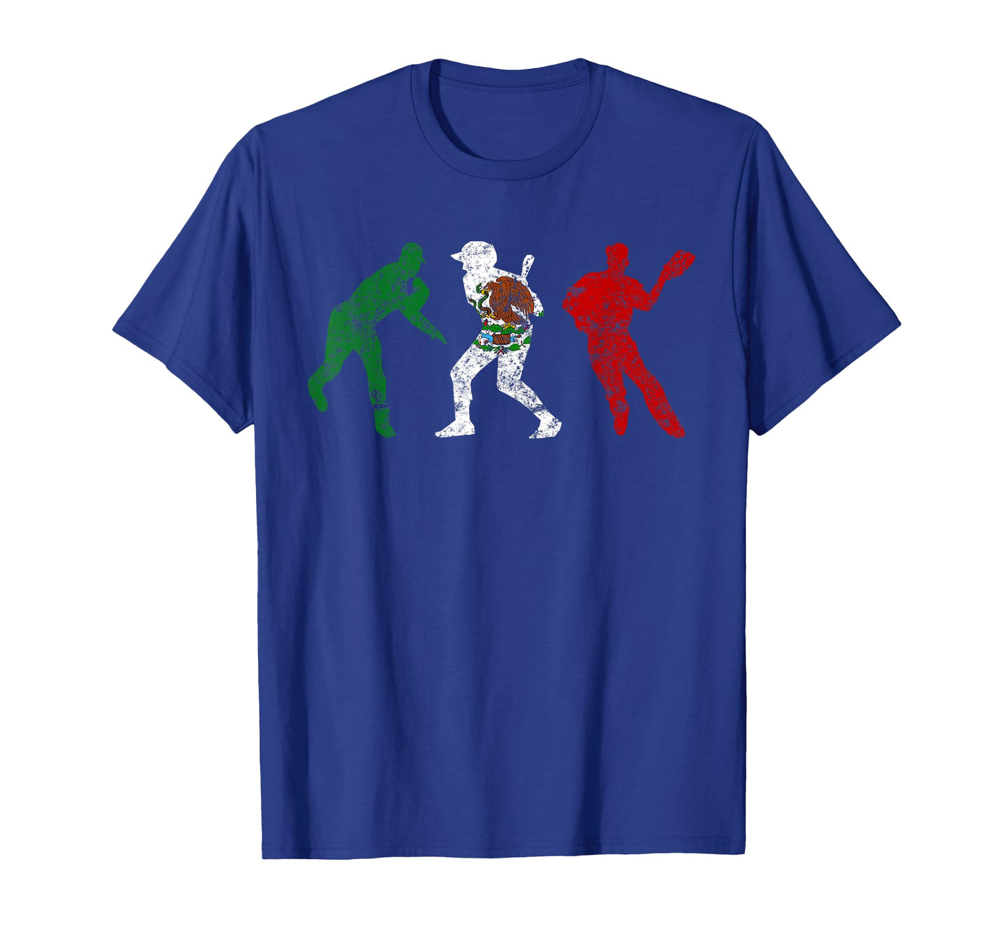 Mexico Baseball Flag Tshirt Mexican Vintage Beisbol Gift Tee T-Shirt
