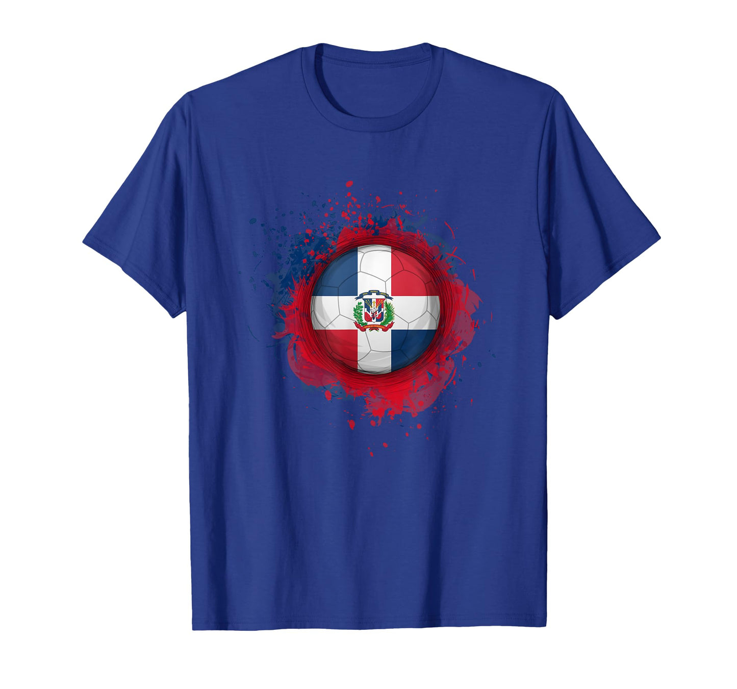 Proud Heritage Dominican Republic Flag Soccer Ball T-Shirt