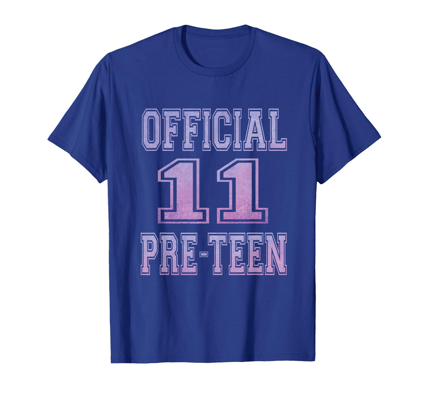 Official 11 Preteen 11th Birthday Gift for Girls T-Shirt