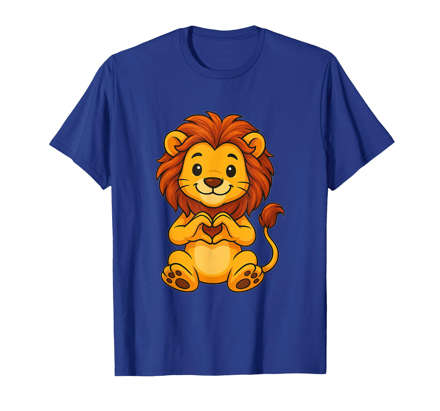Lion with heart | Sweet lion motif with heart symbol T-Shirt