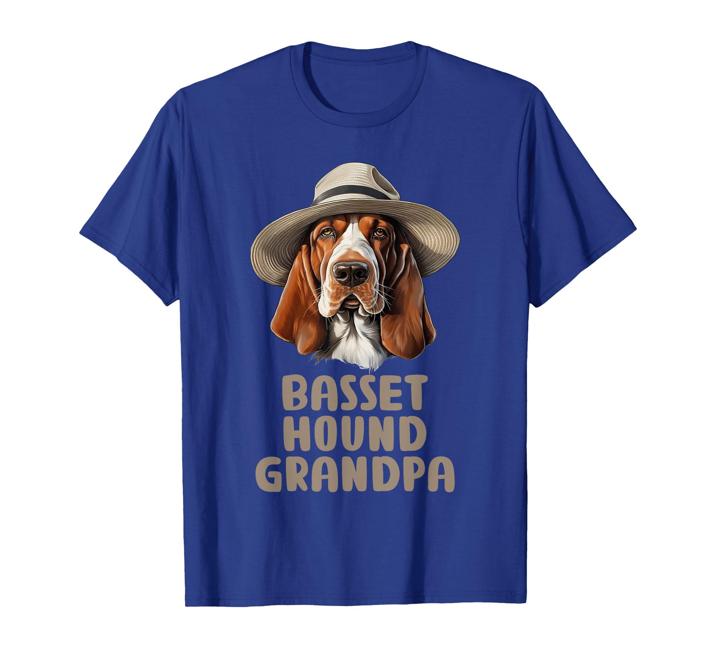 Basset Hound Grandpa Dog Lover Gift Funny Basset Hound Owner T-Shirt