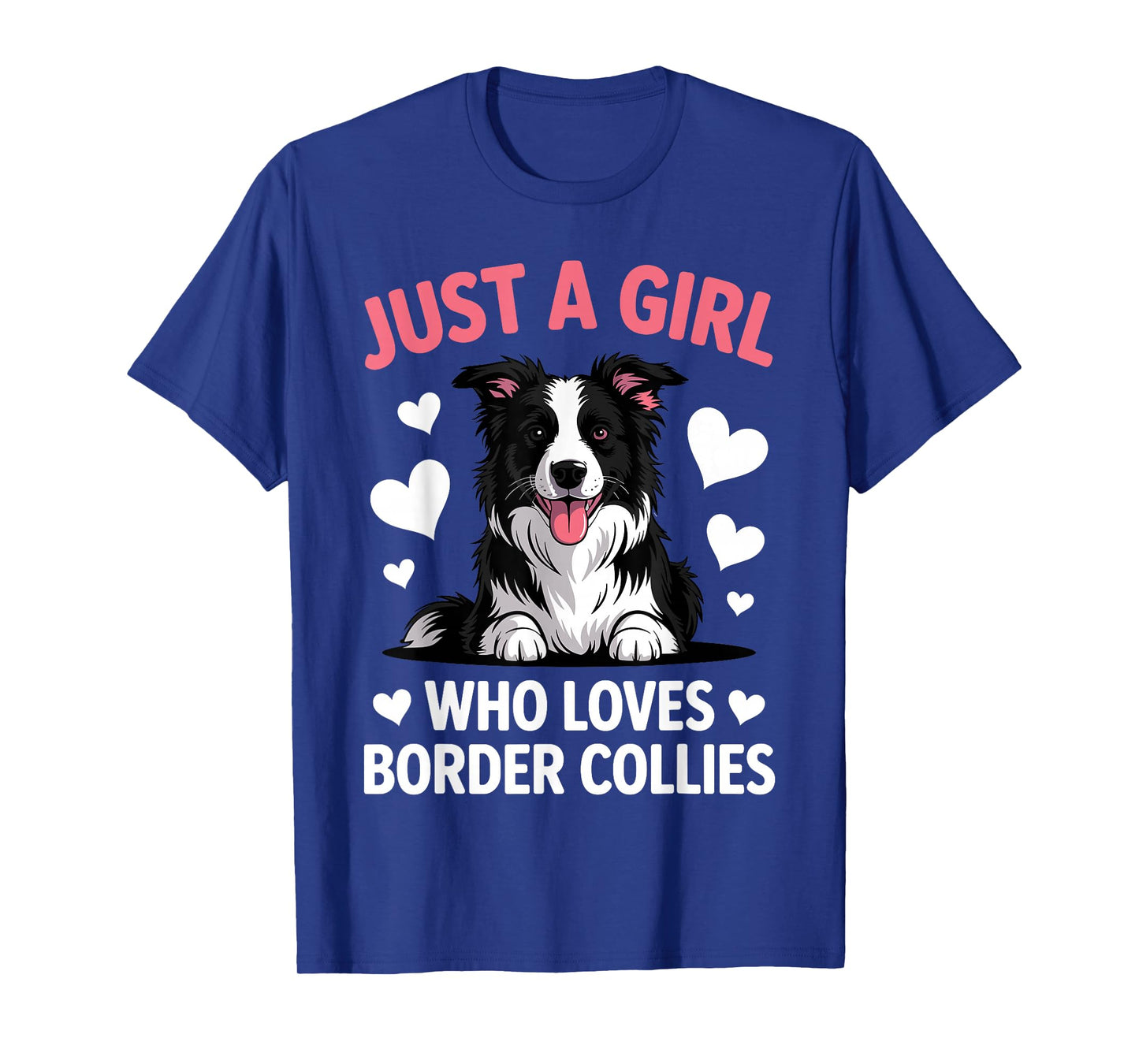 Border Collie Design for Women Girls Mom Border Collie Lover T-Shirt