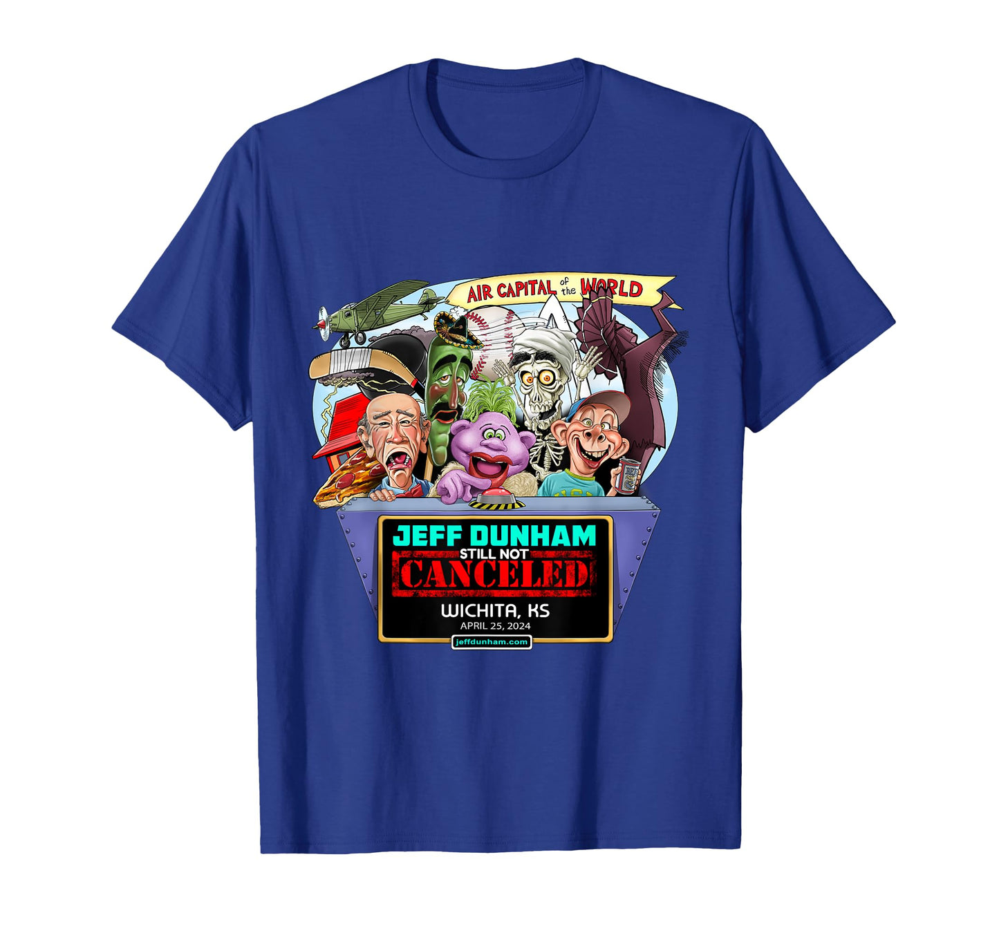 Jeff Dunham Wichita, KS (2024) T-Shirt