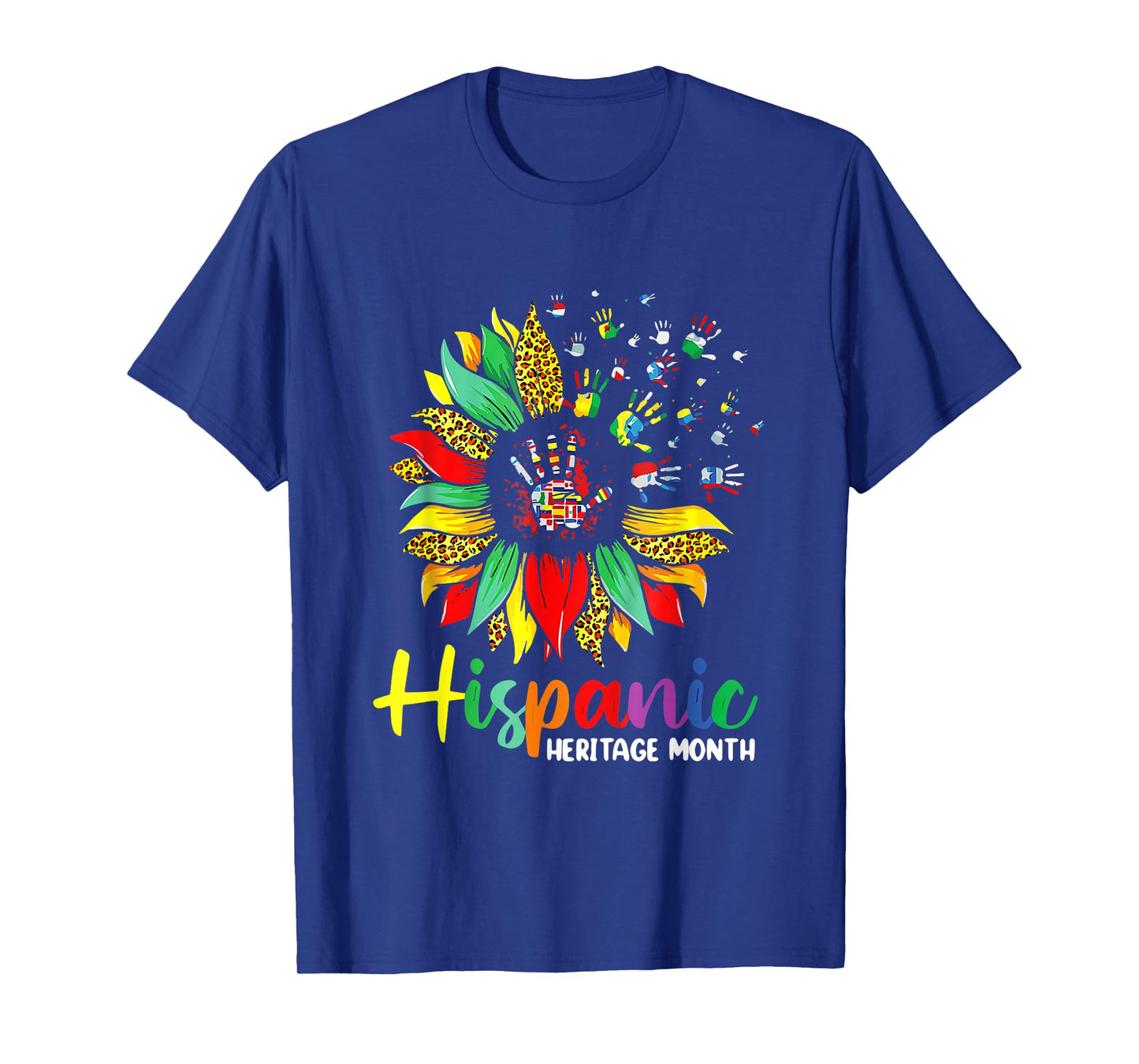National Hispanic Heritage Month Sunflower All Countries T-Shirt