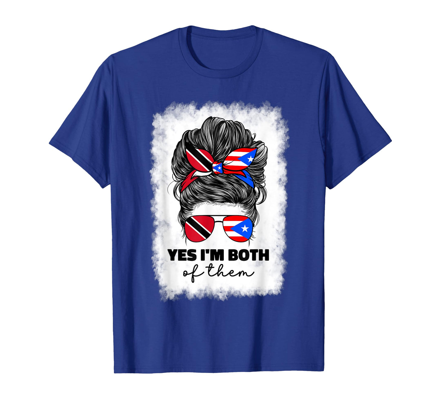 Trinidad And Puerto Rican Rico Flag Trinidadian Girl Women T-Shirt