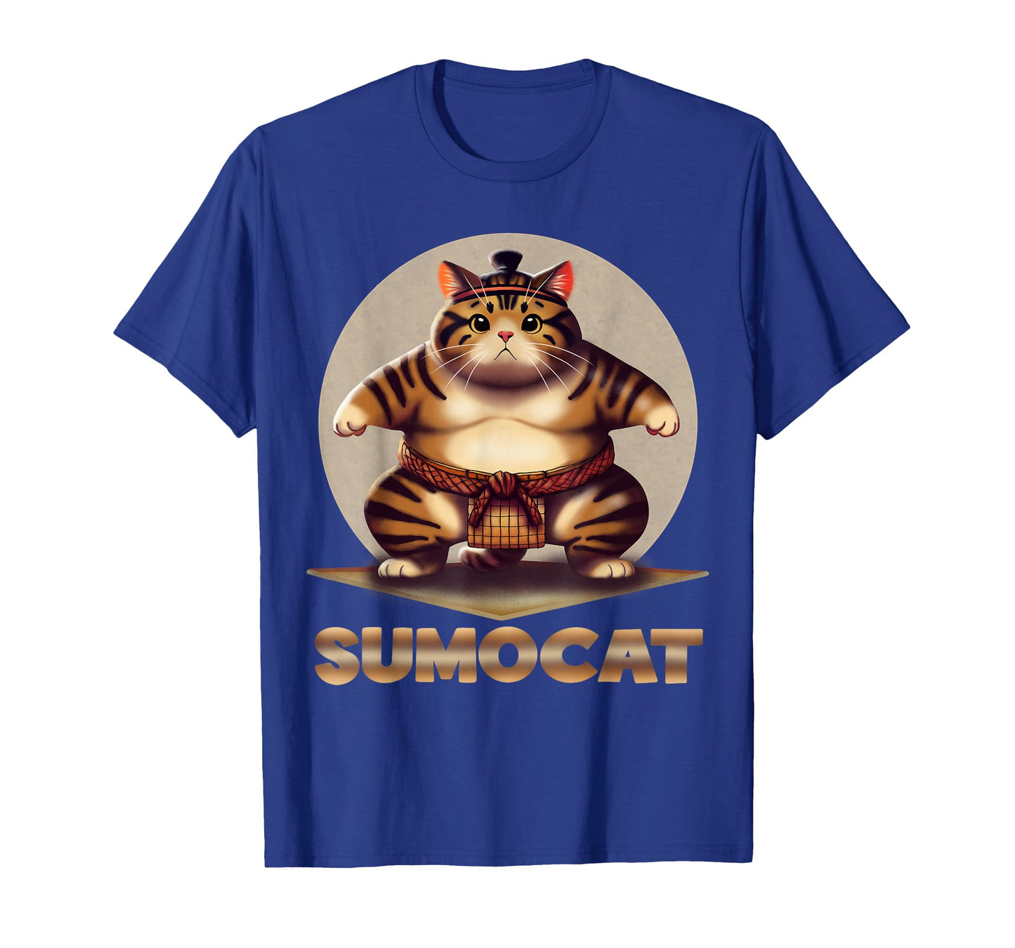Funny Sumo Cat: Japanese Art T-Shirt