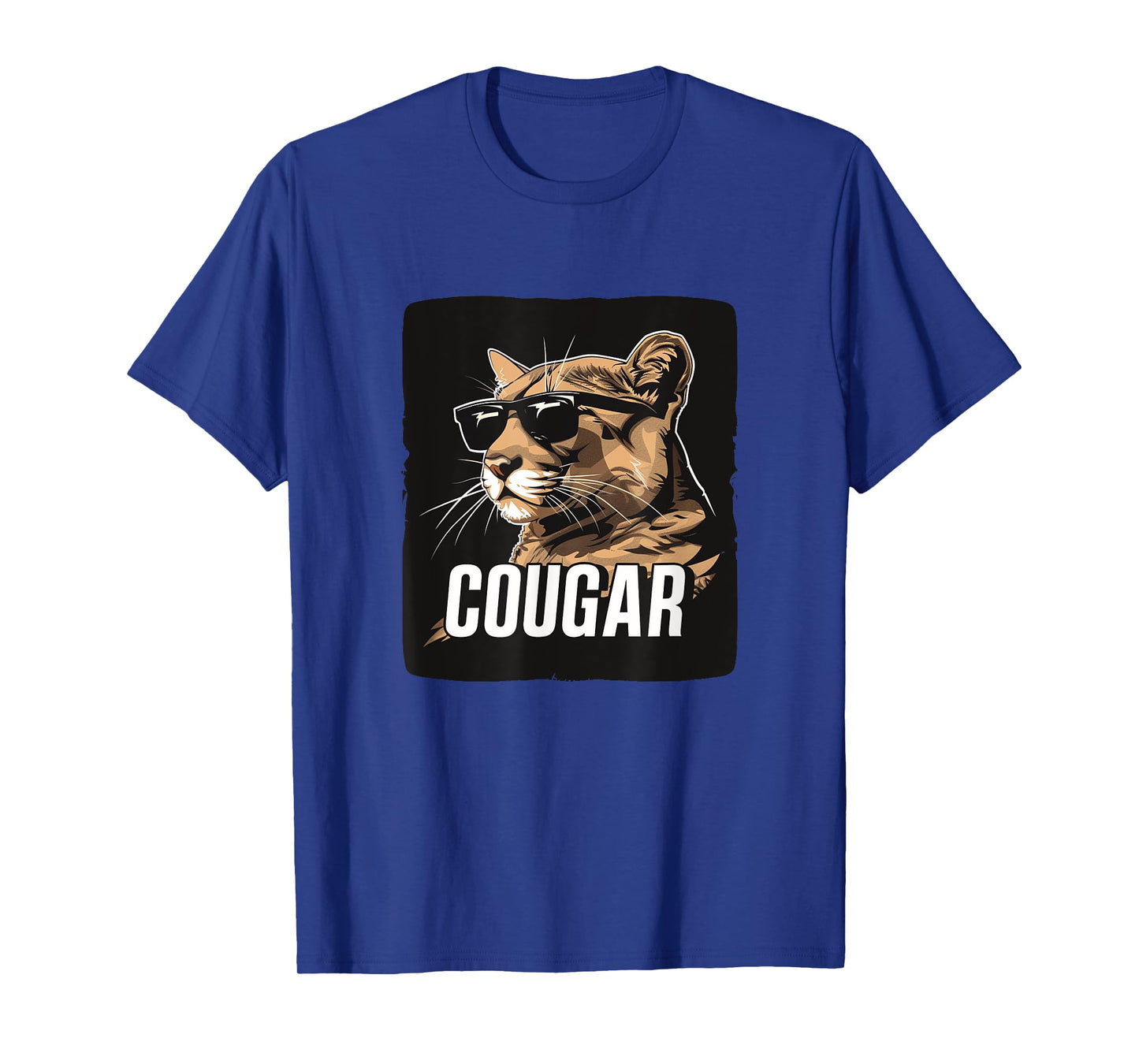 Amazing Cougar Sunglasses Costume for Boys and Girls T-Shirt