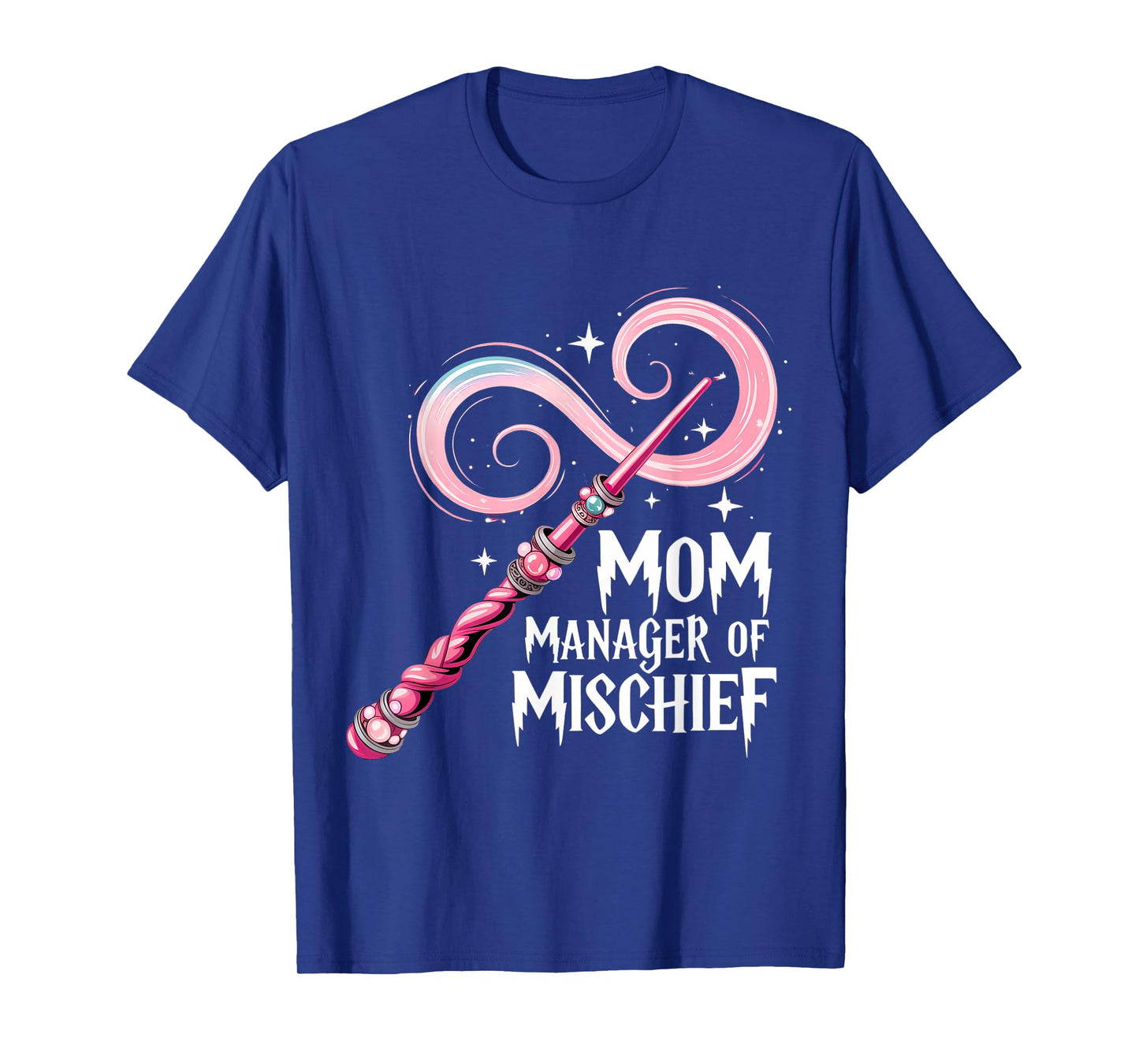 Funny Women Magical Mom Manager of Mischief halloween T-Shirt
