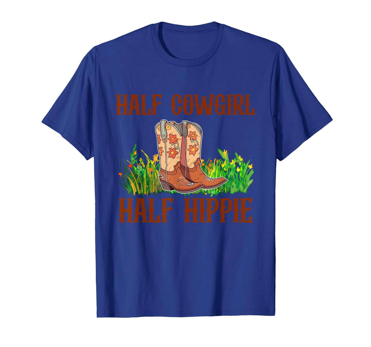 Half Cowgirl Half Hippie Vintage Cowgirl T-Shirt