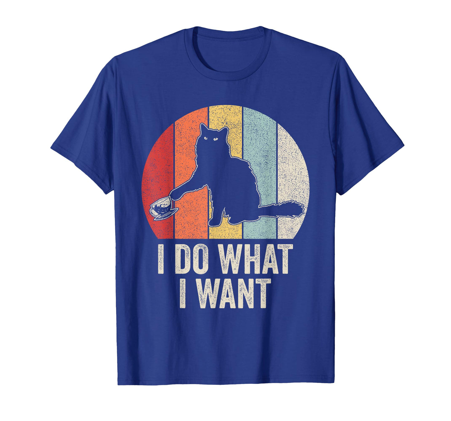 Retro I Do What I Want Cat Shirt Cat Lover Owner Gift Funny T-Shirt