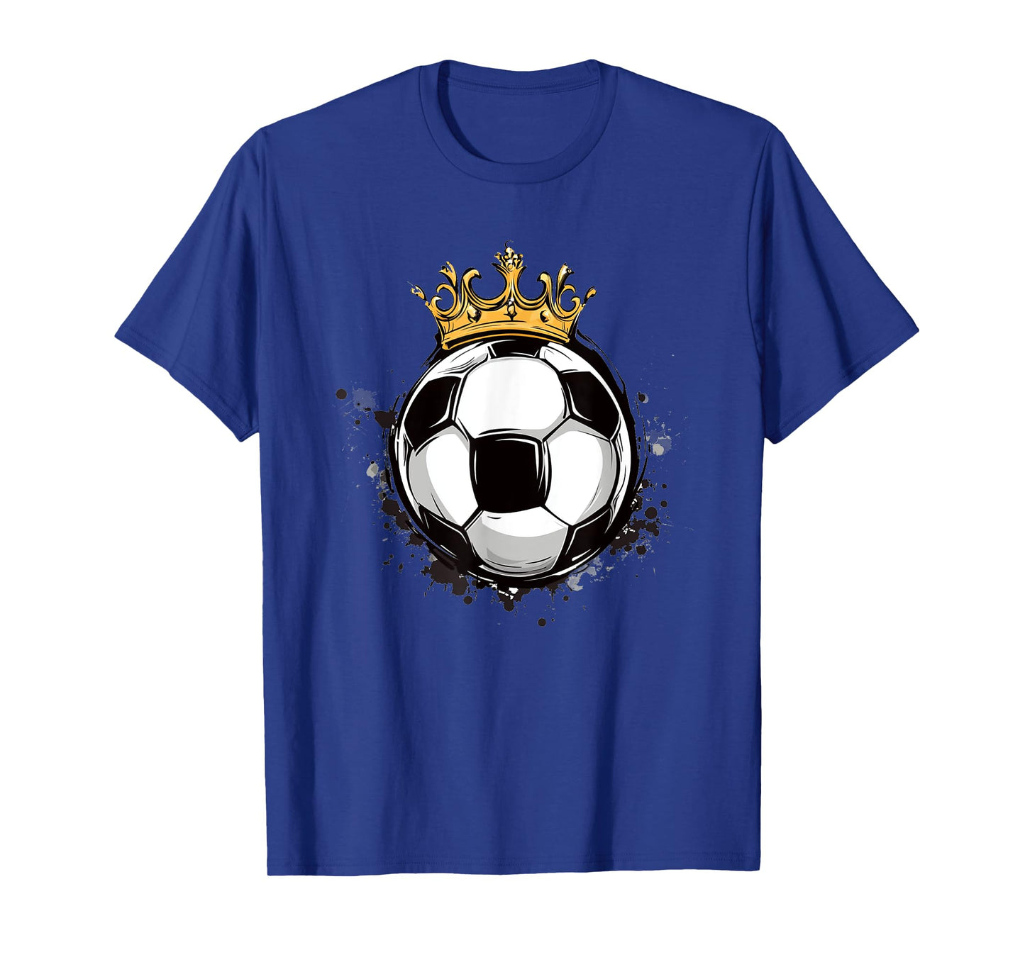 Soccer Royalty with a Crowned Ball for Boys and Girls T-Shirt