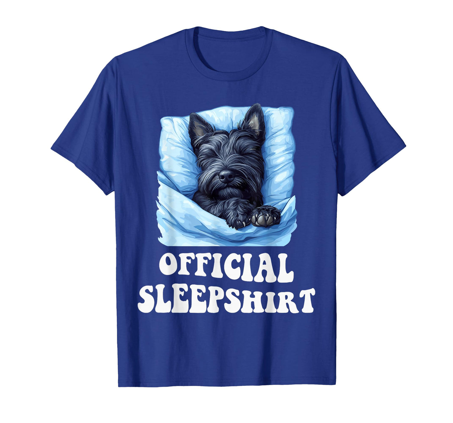 Official Scottish Terrier Sleepshirt Dog Lover Sleepwear T-Shirt
