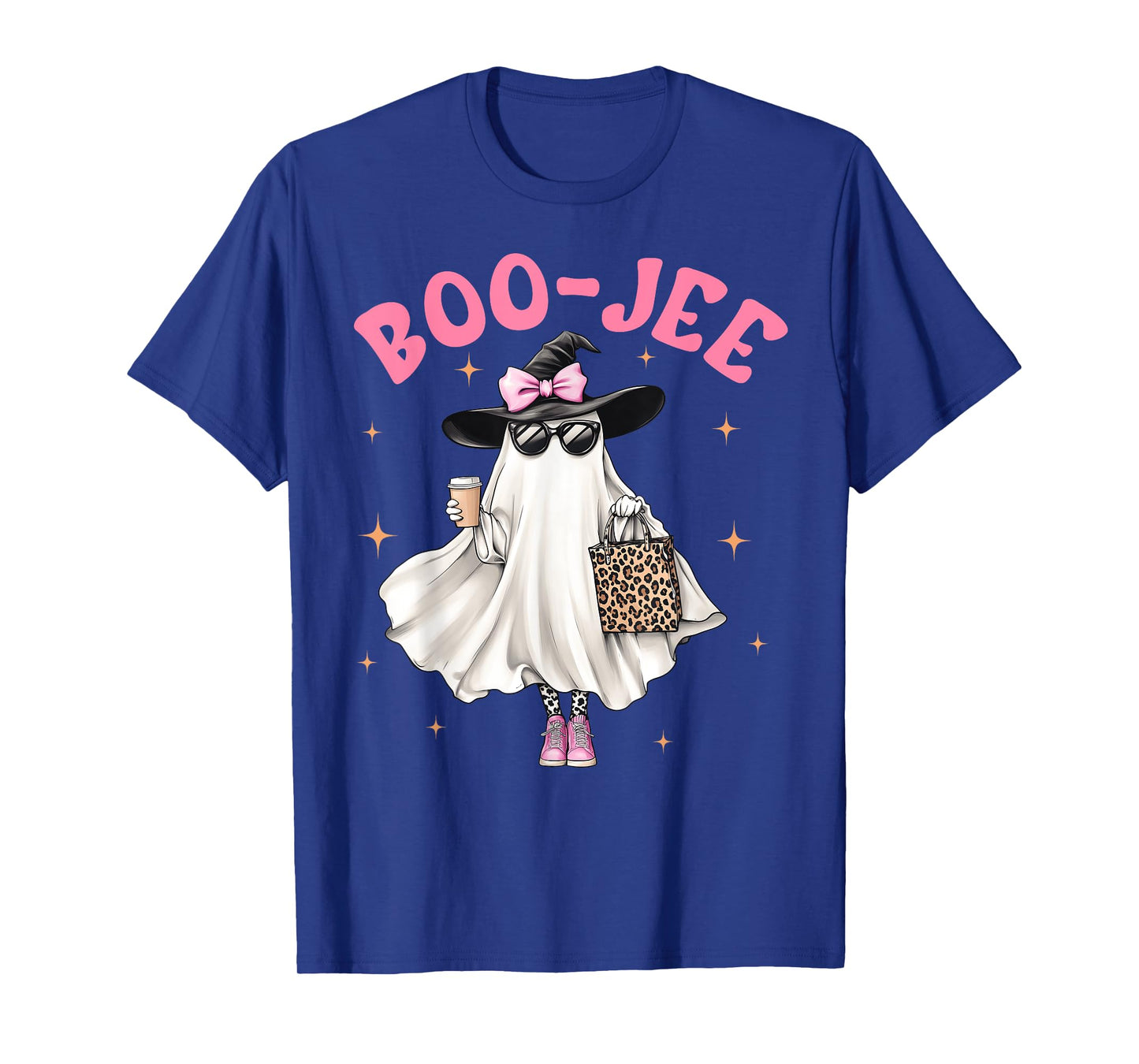 Spooky Season Cute Ghost Funny Halloween Boujee Boo-Jee T-Shirt