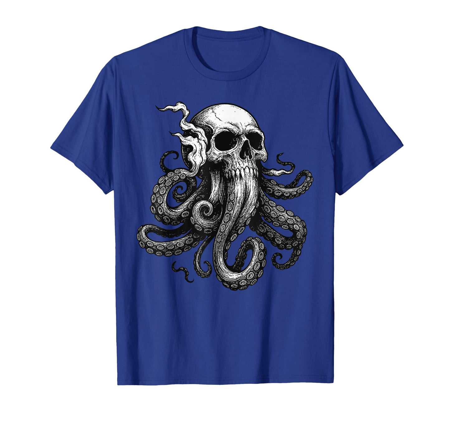 Cthulhu Kraken Skull Octopus Graphic Nautical Sea Monster T-Shirt