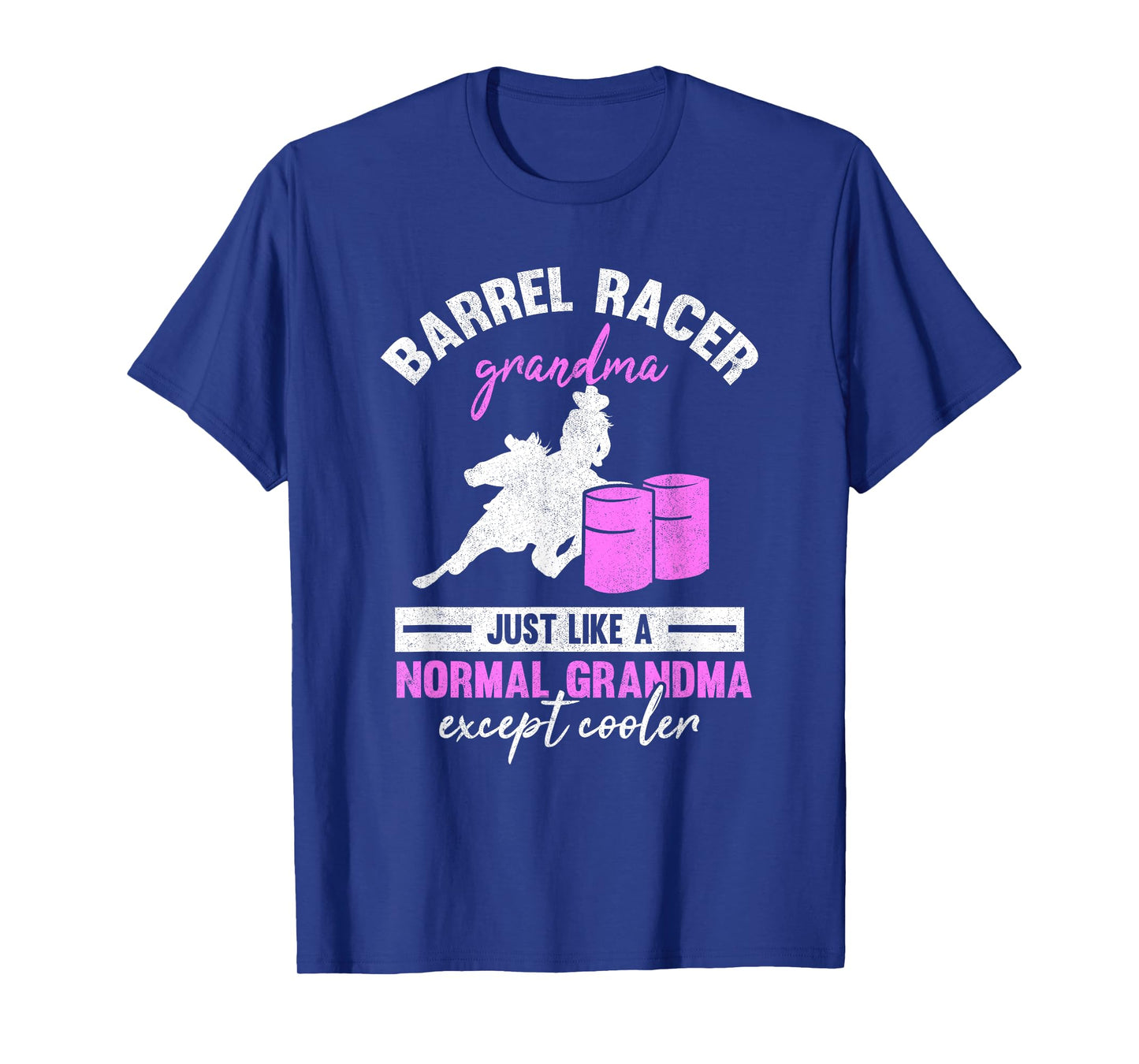 Barrel Racer Grandma Rodeo Grandmother Horse Barrel Racing T-Shirt