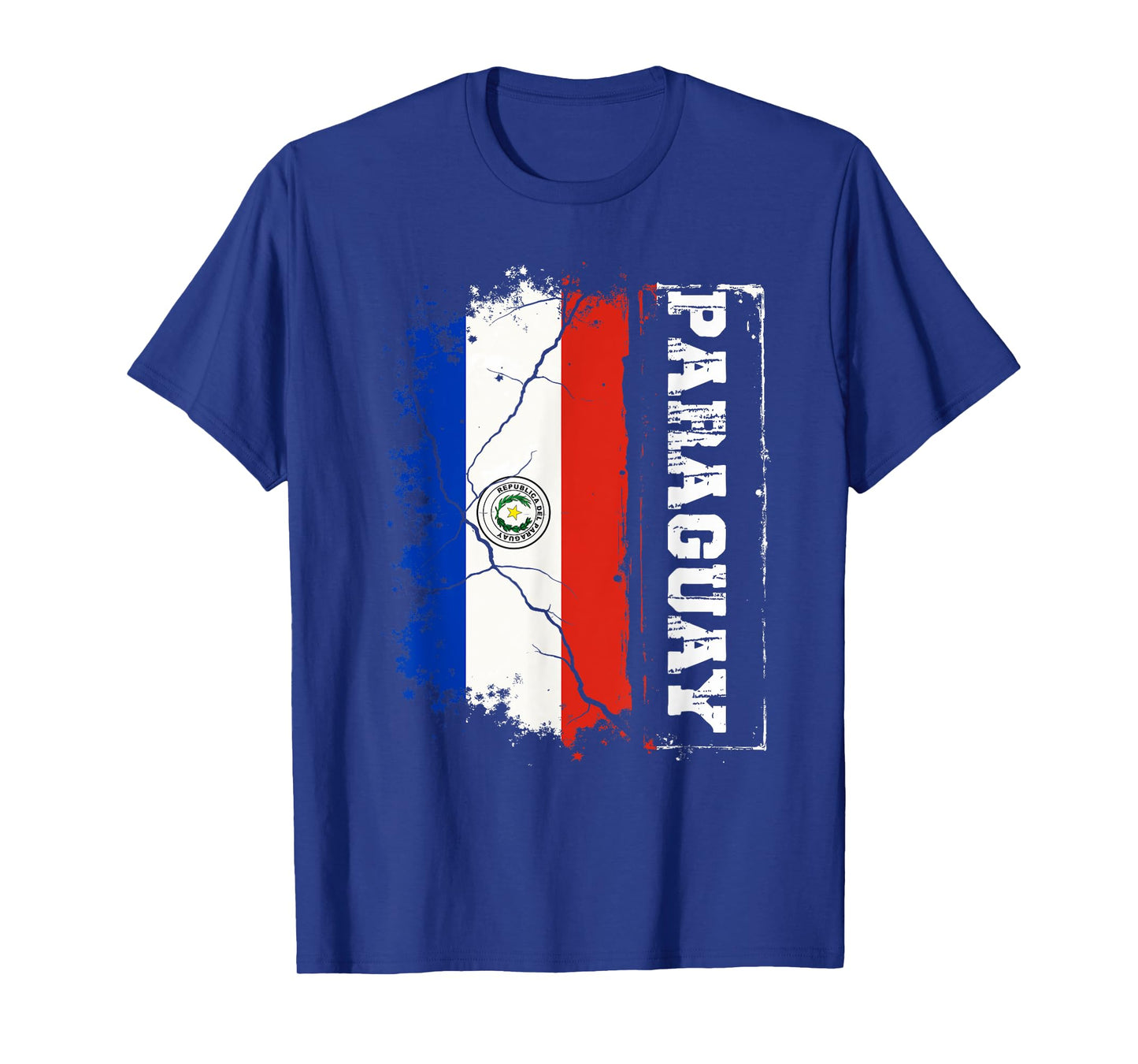 Retro Patriotic Paraguayan Flag Paraguay T-Shirt