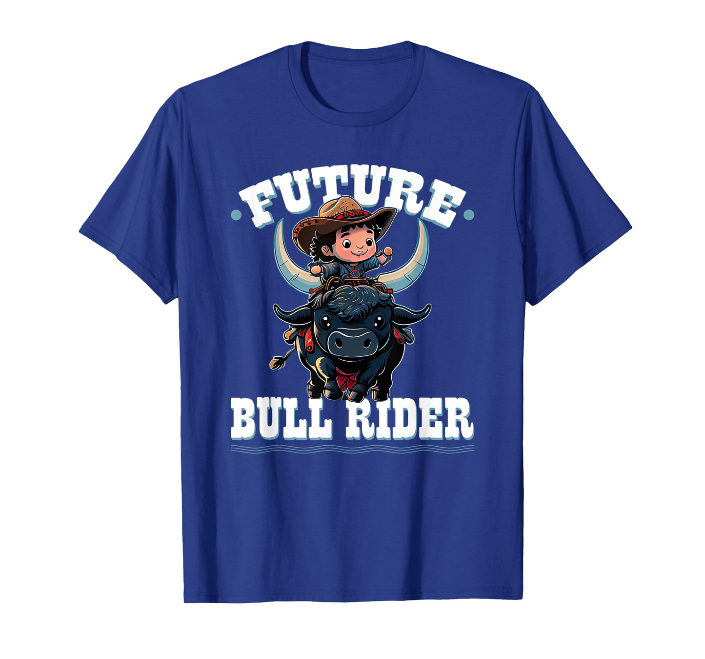 Future Bull Rider, Bull Riding Cowboy Rodeo Boy Kids T-Shirt