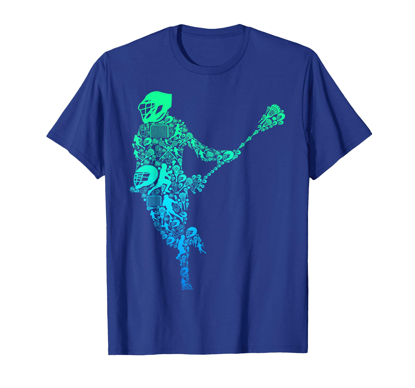Lacrosse Player Youth Men Boys Kids T-Shirt Small