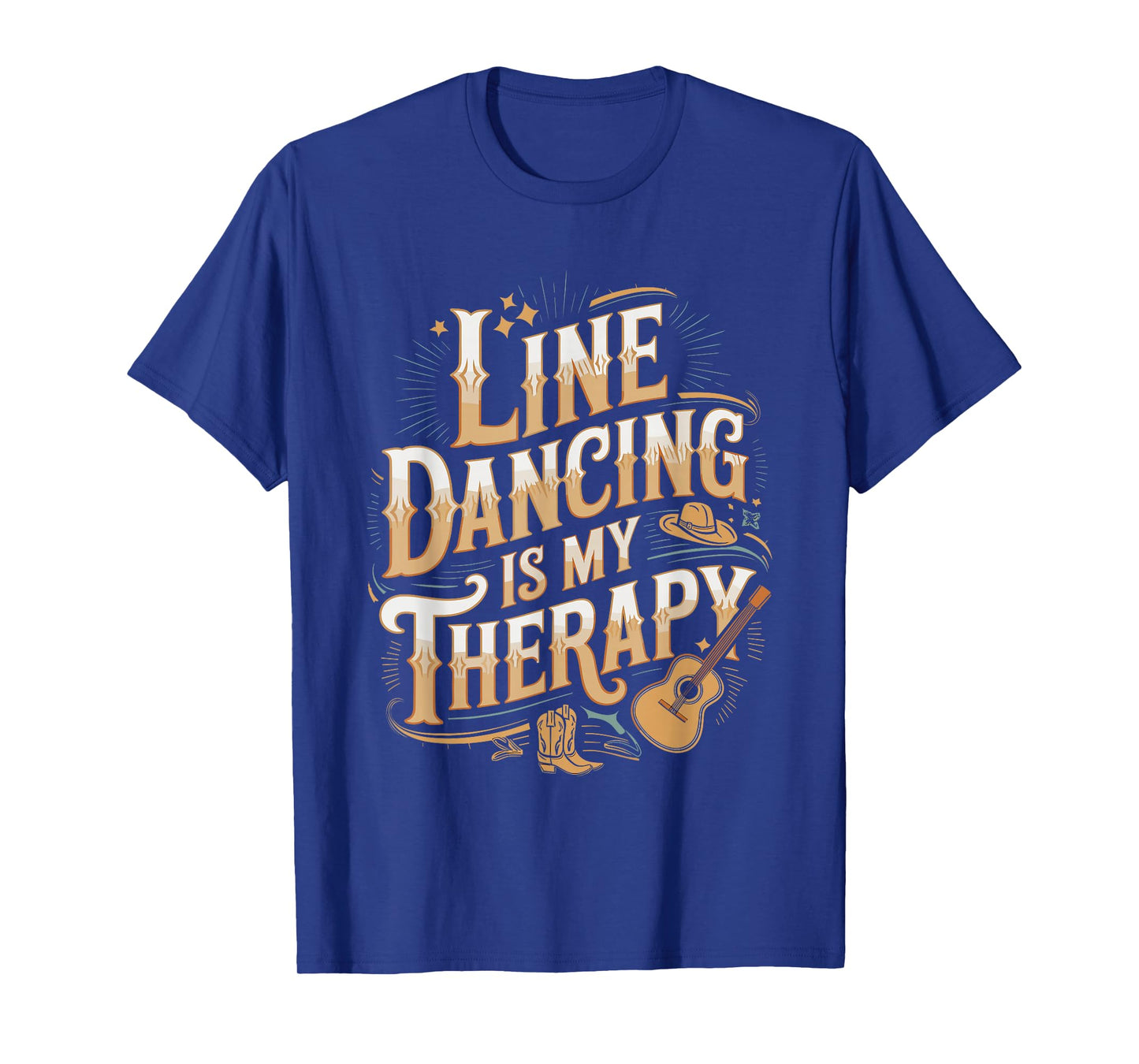 Line Dancing Is My Therapy Country Music Line Dancer T-Shirt