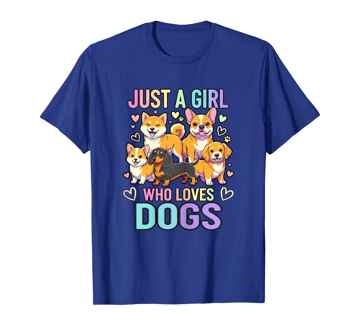 Puppy Dog Lover Just A Girl Who Loves Dogs T-Shirt