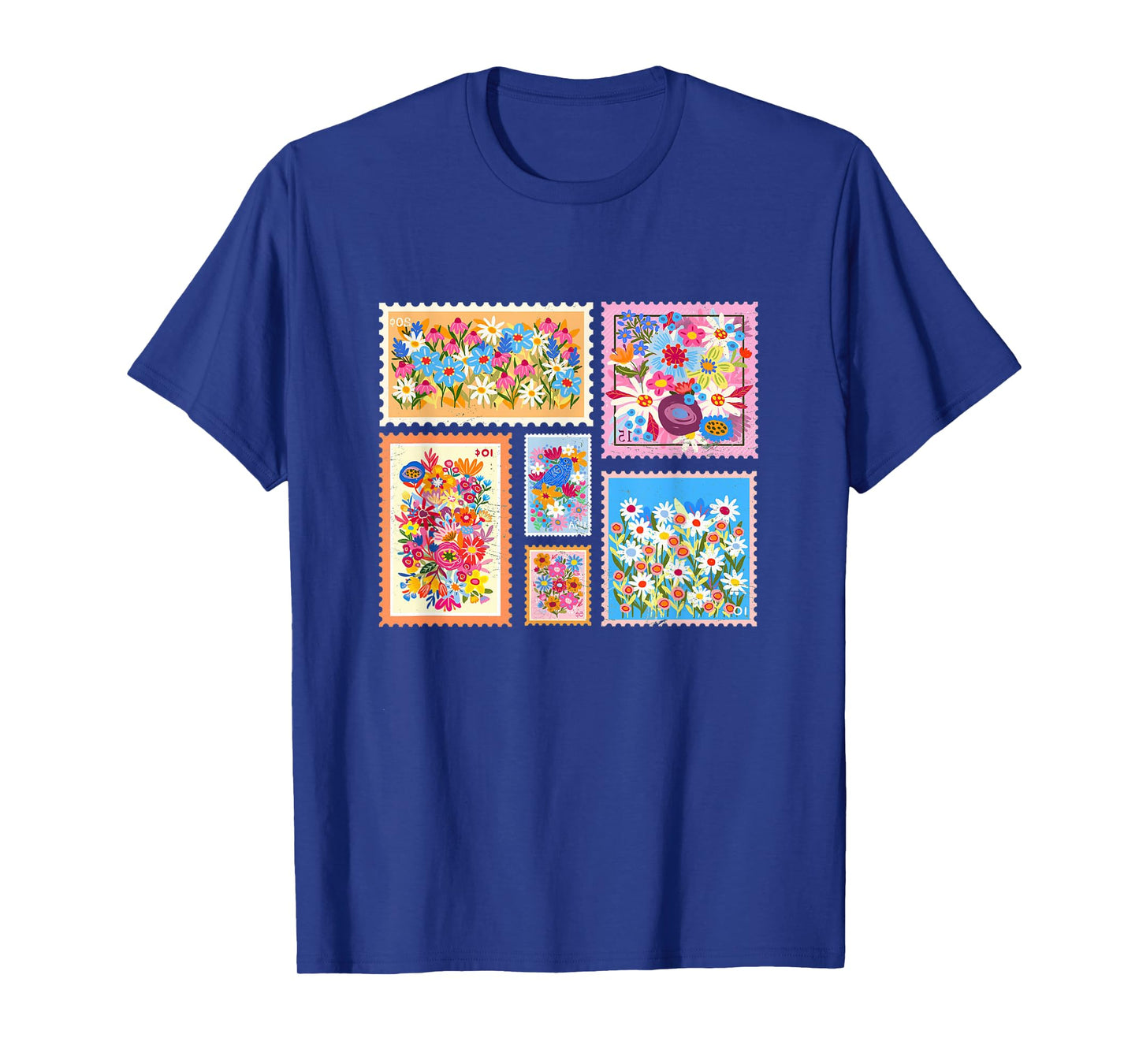 Wildflower,retro flower,boho flower,flower stamp Gift Women T-Shirt