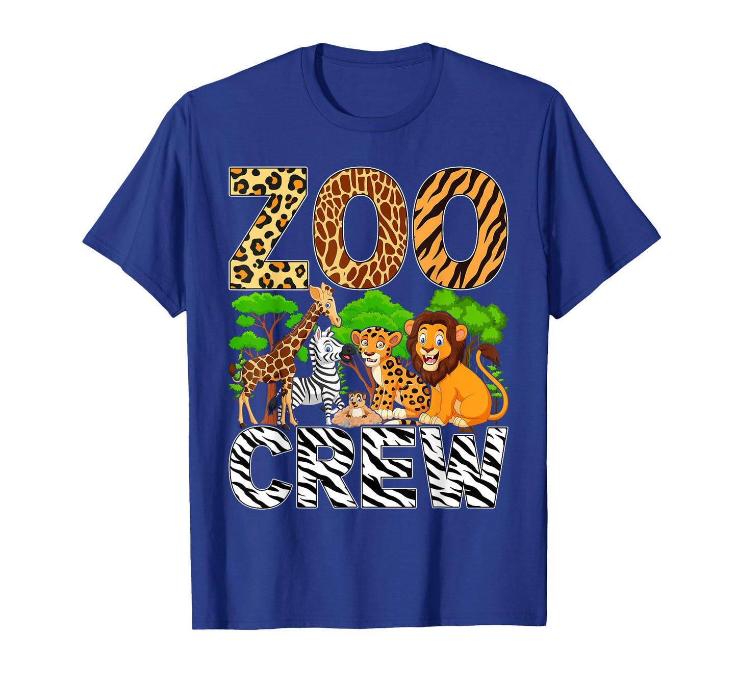 Zoo Crew Leopard Safari Animal Keeper Kids Group Matching T-Shirt