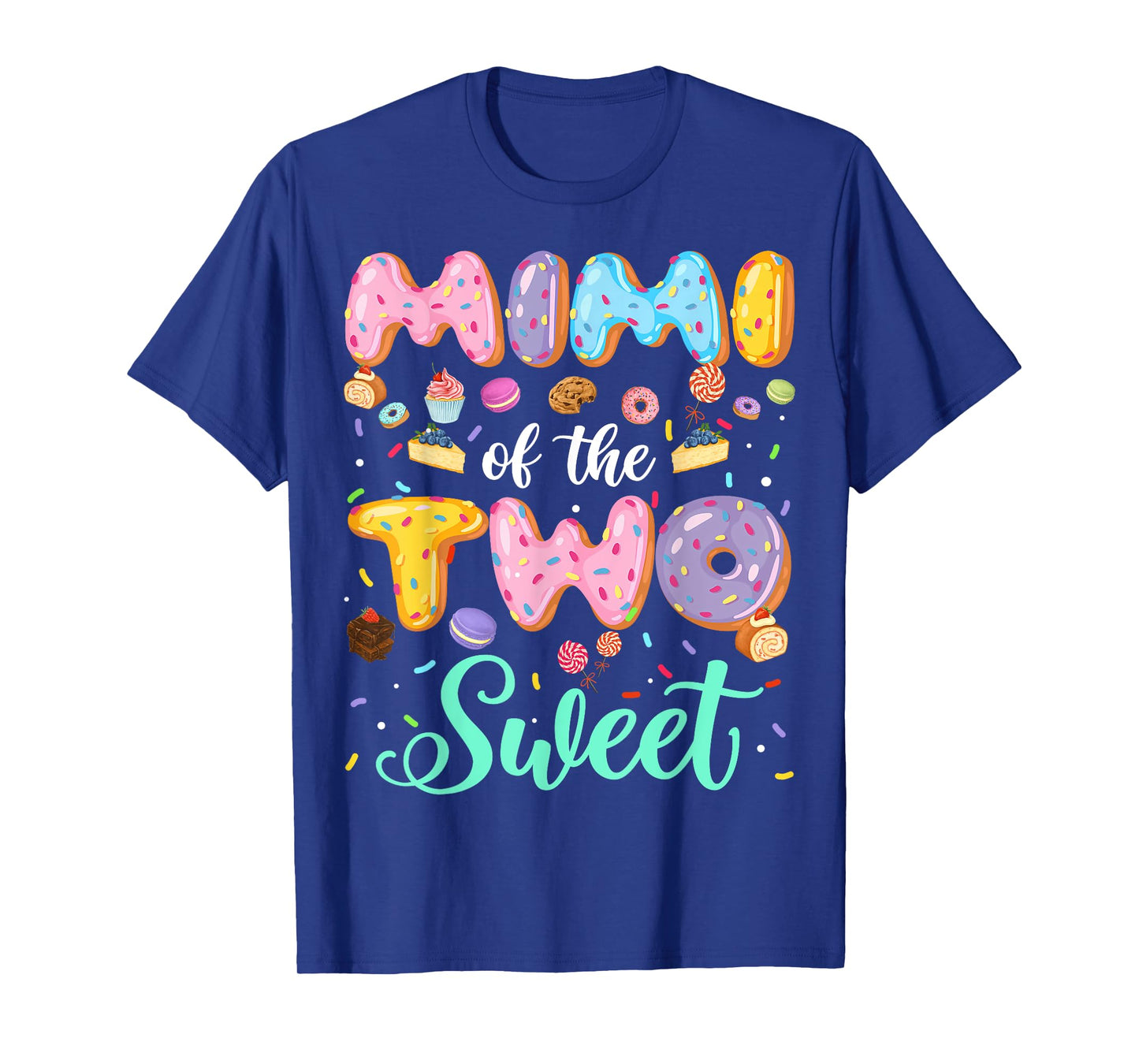 Mimi Of The Two Sweet 2Nd Birthday Girl Donut Lover T-Shirt