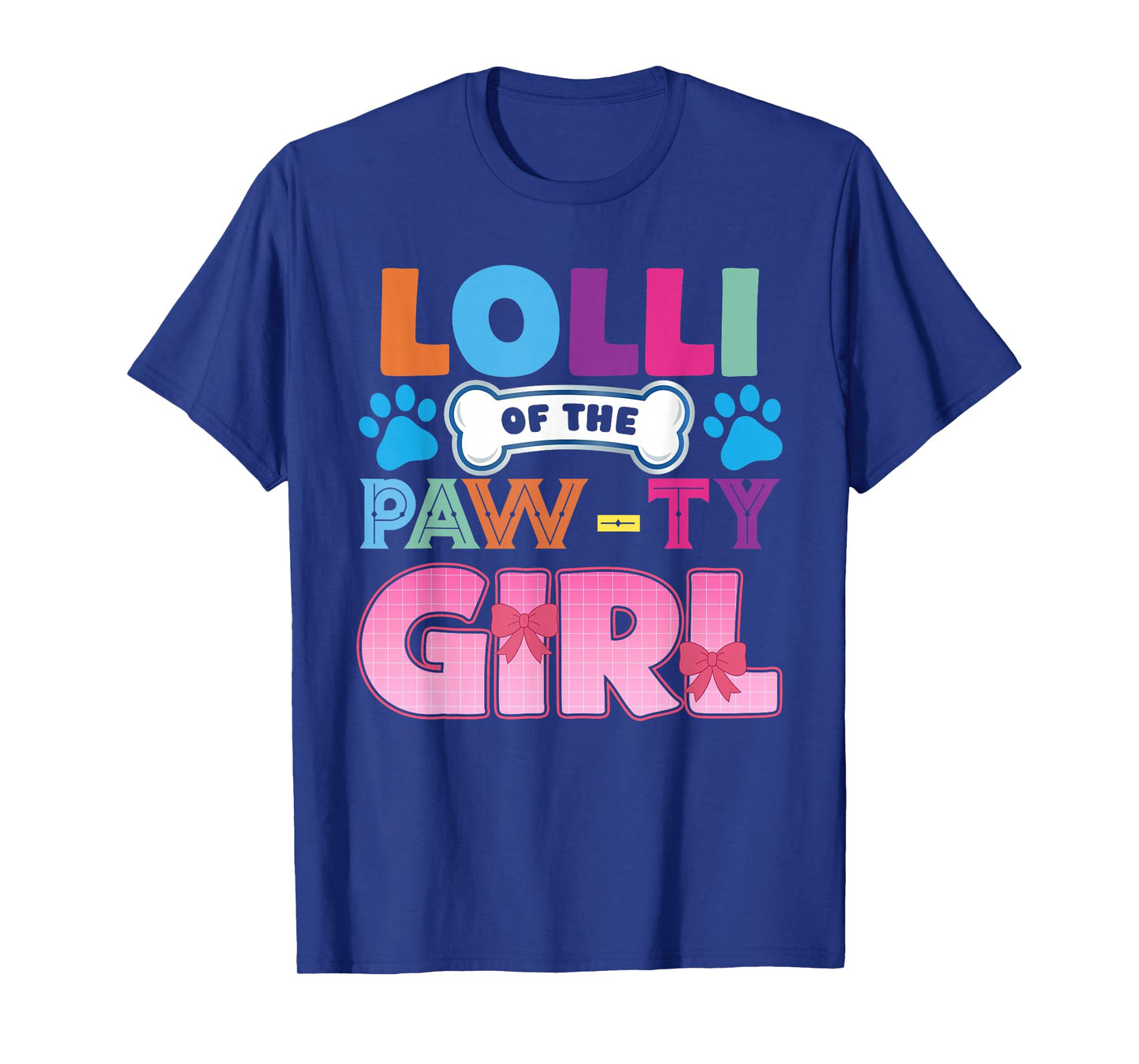 Lolli of The Paw-Ty Girl Birthday Family Matching Party T-Shirt
