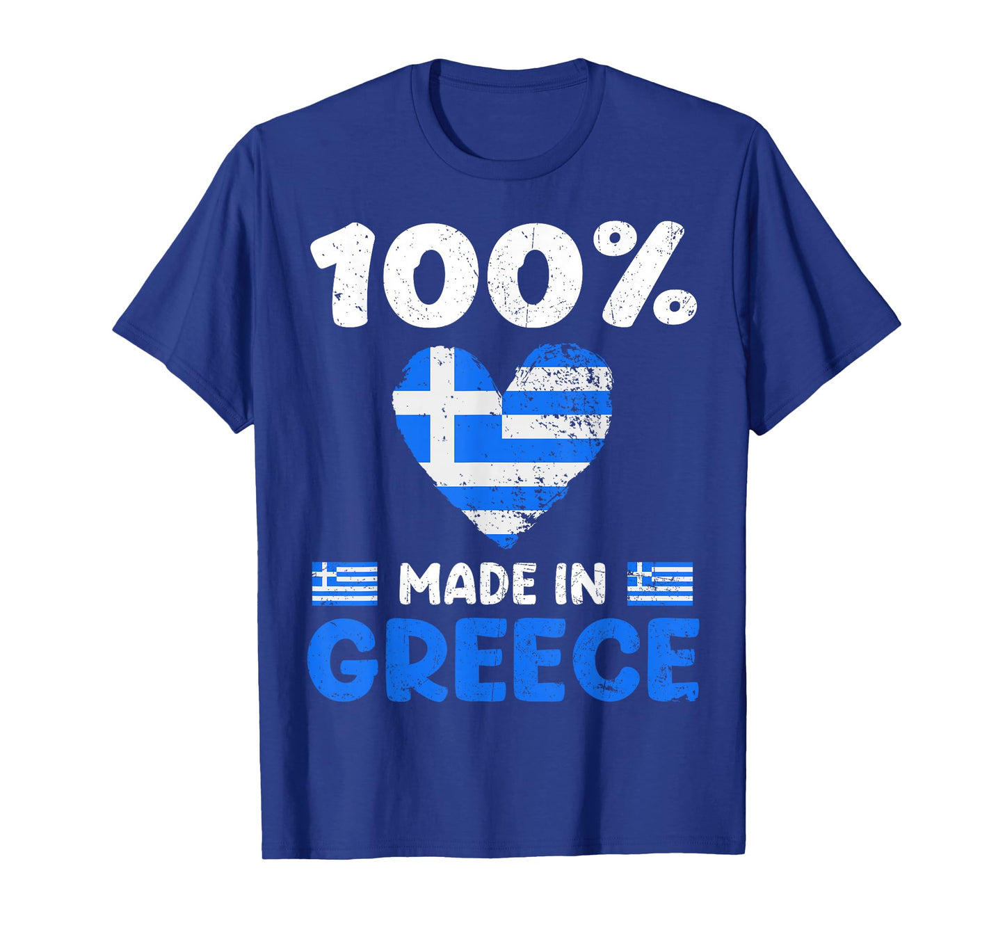 100 Percent Made In Greece Greek Boys Girls Kids T-Shirt
