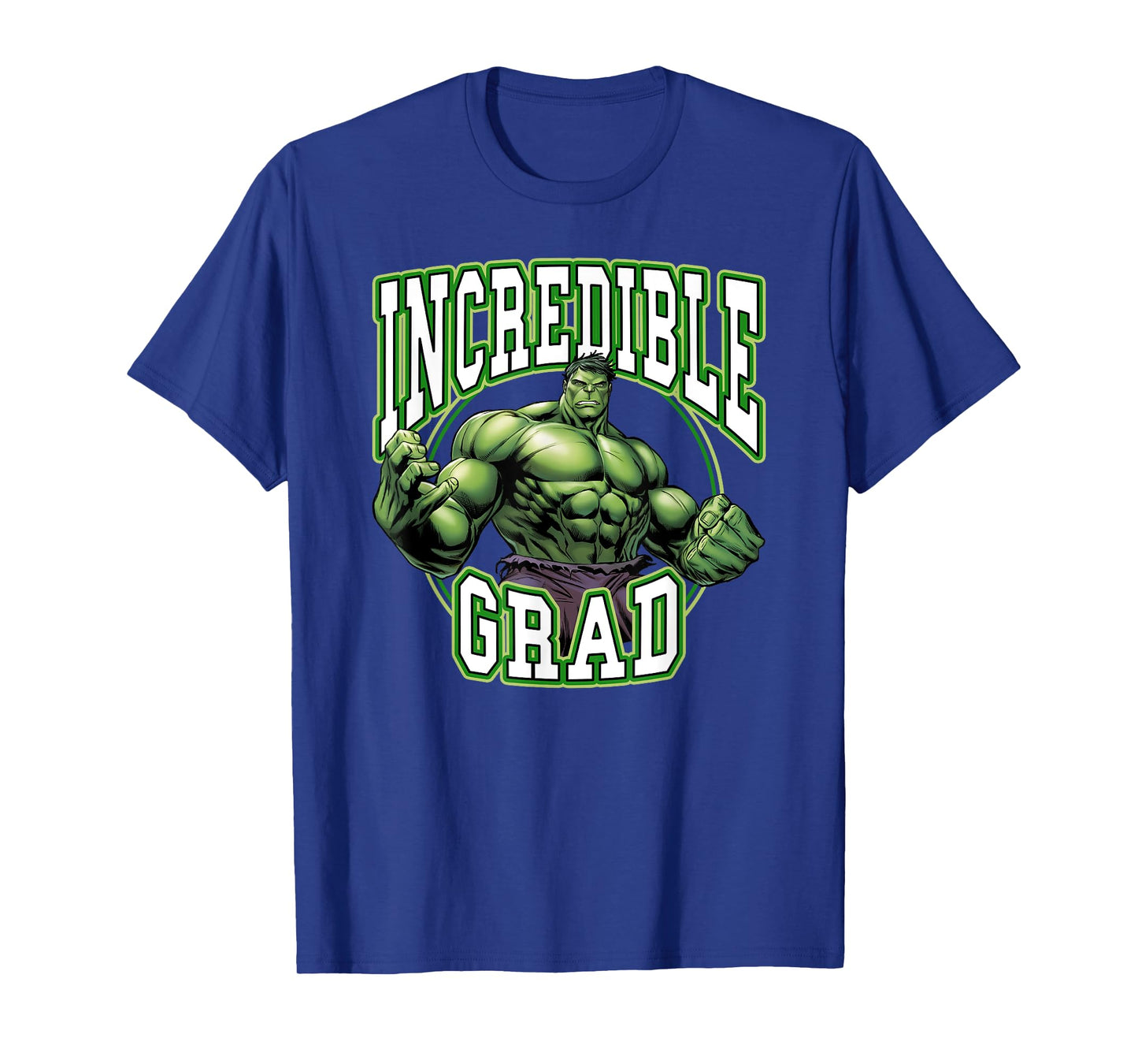 Marvel Avengers Incredible Amazing Hulk Graduation Logo T-Shirt