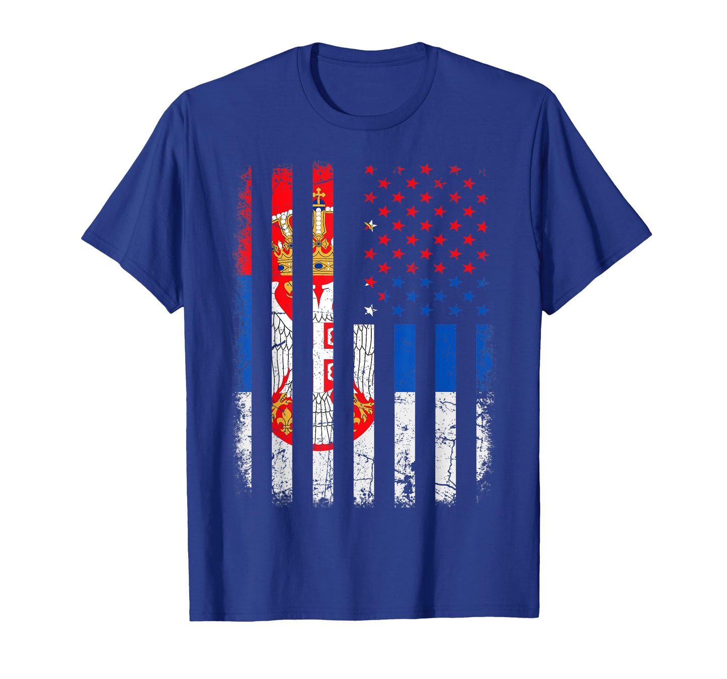 Serbian American Flag Serbia America Pride Heritage T-Shirt