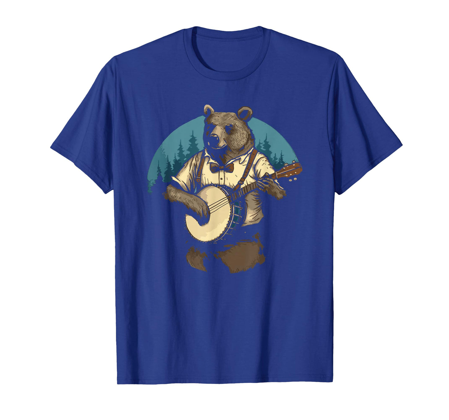 Country Music Bear Banjo Player Awesome Folk T-Shirt