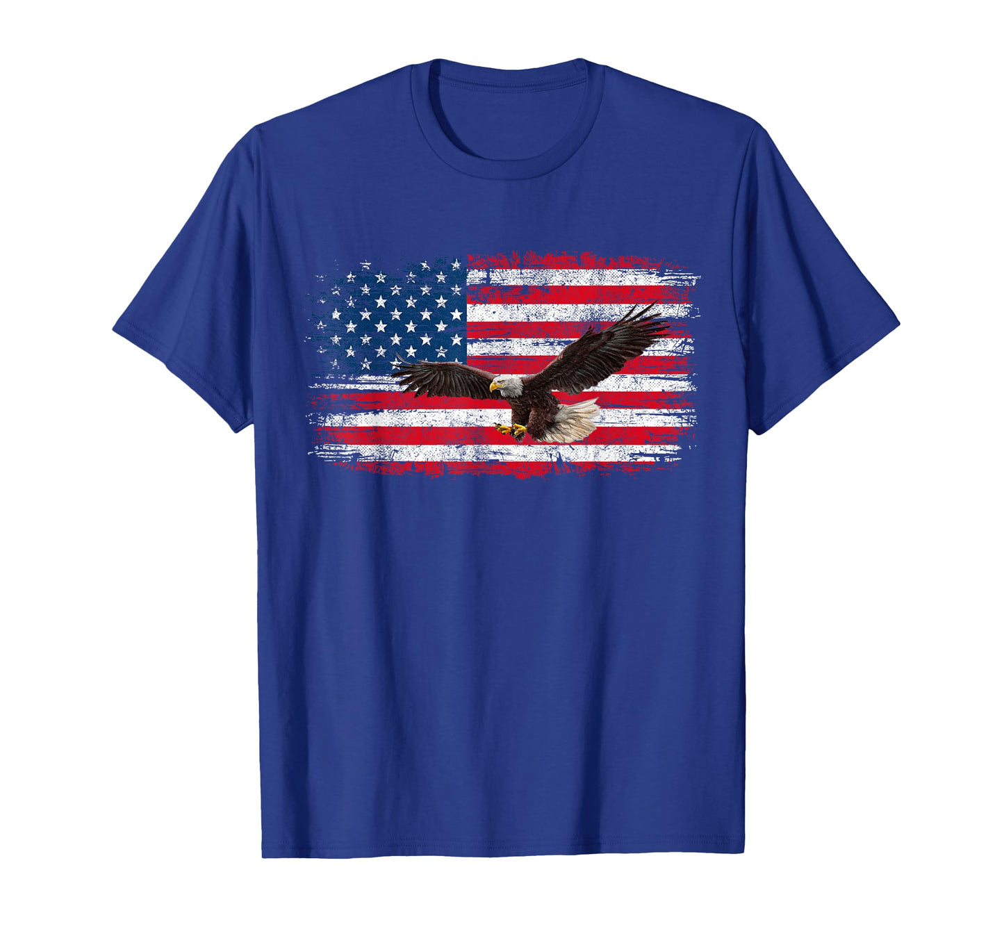 American Flag Bald Eagle Patriotic 4th Of July Men Women T-Shirt