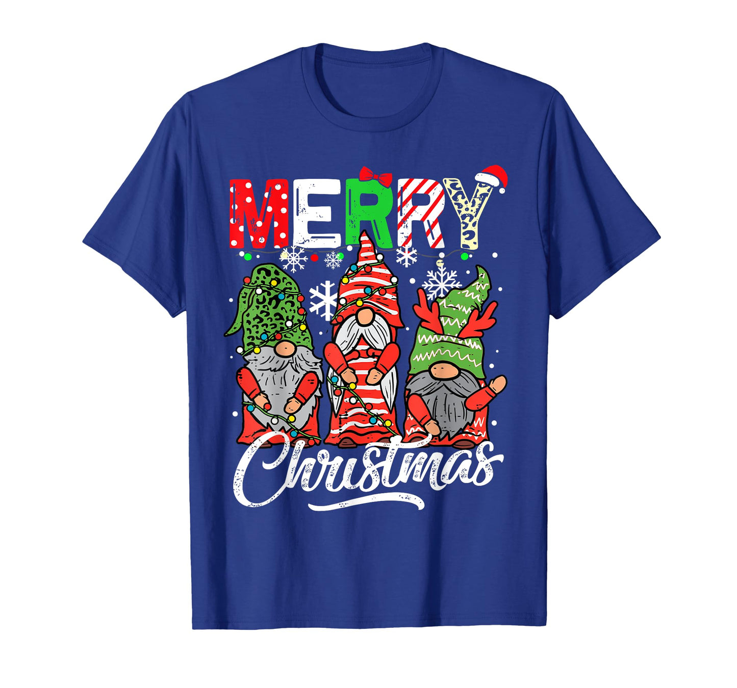 Merry christmas gnomes family pajamas matching for men women T-Shirt