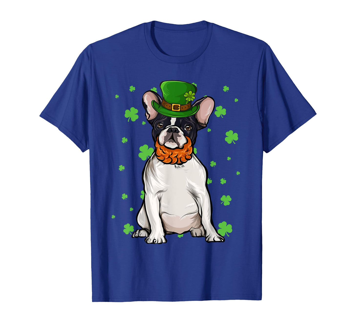 St Patricks Day French Bulldog Dog Shamrock Gift T-Shirt