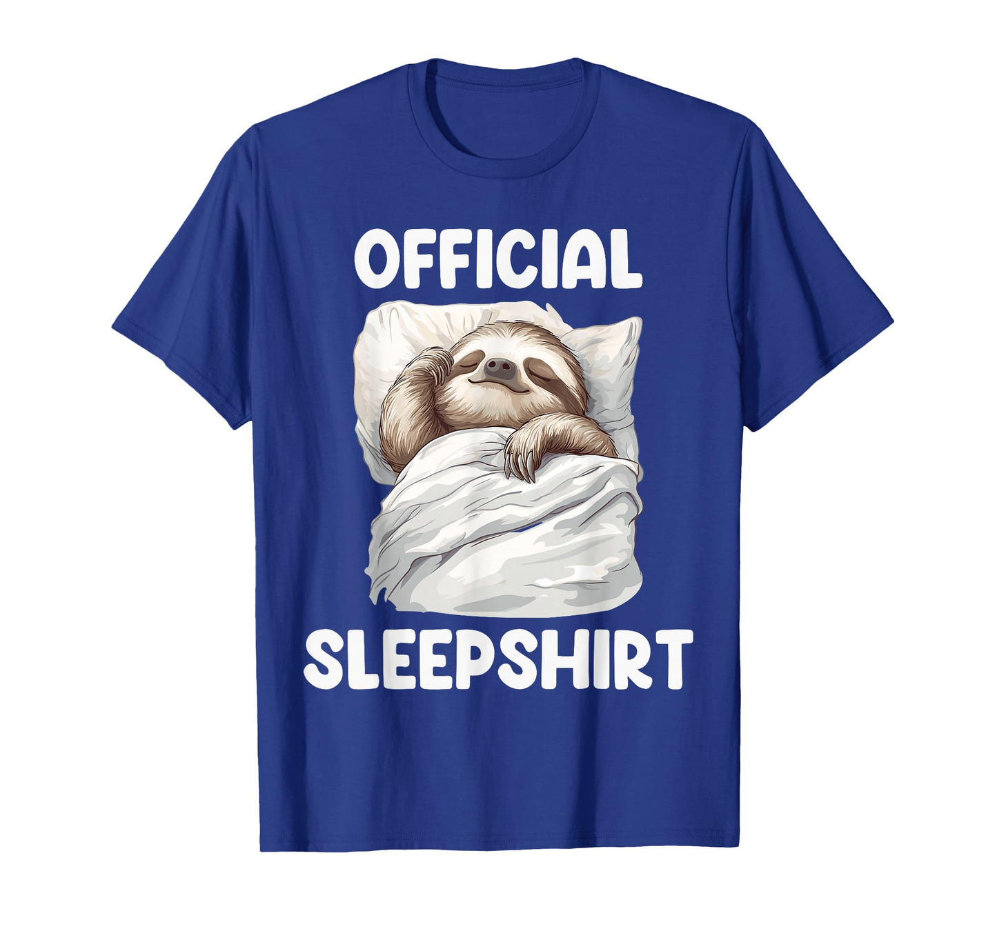 Official Sleepshirt Cute Sleeping Sloth Animal Lovers Pajama T-Shirt