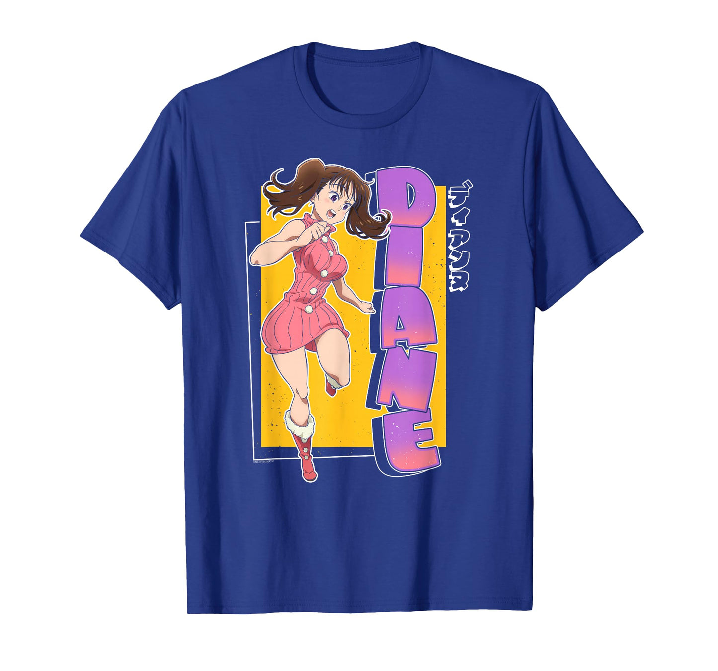 The Seven Deadly Sins Diane Colorful Portrait Anime T-Shirt