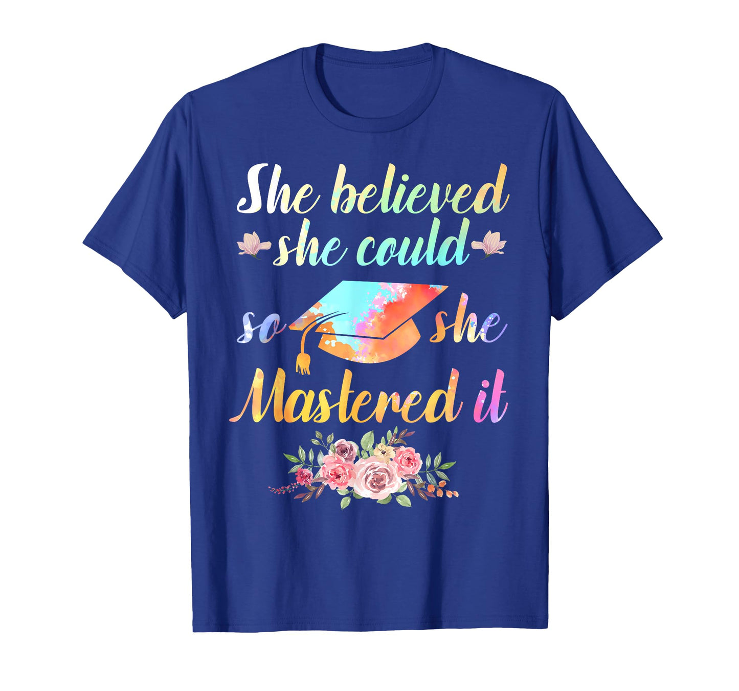 Cool Master Degree Art for Men Women Academic Degree Diploma T-Shirt Small