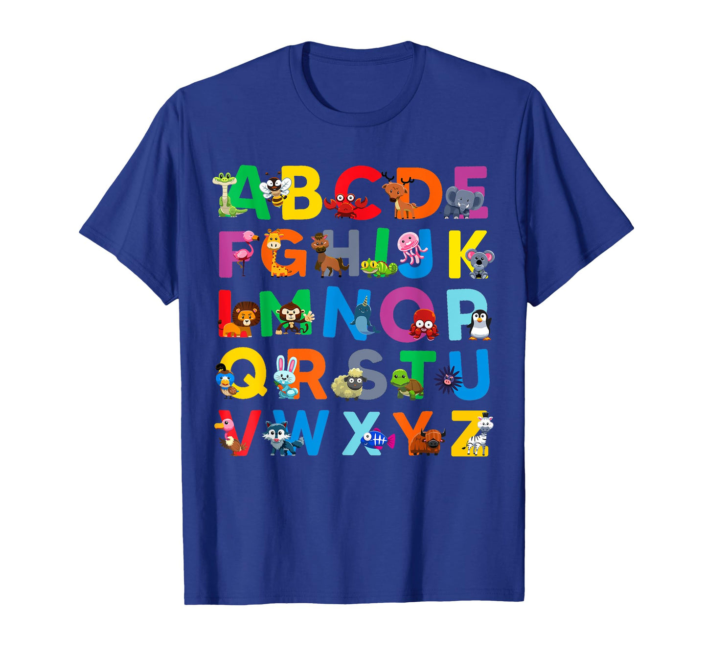Zoo Animal Alphabet ABCs Animals Learning A-Z ABC Letters T-Shirt