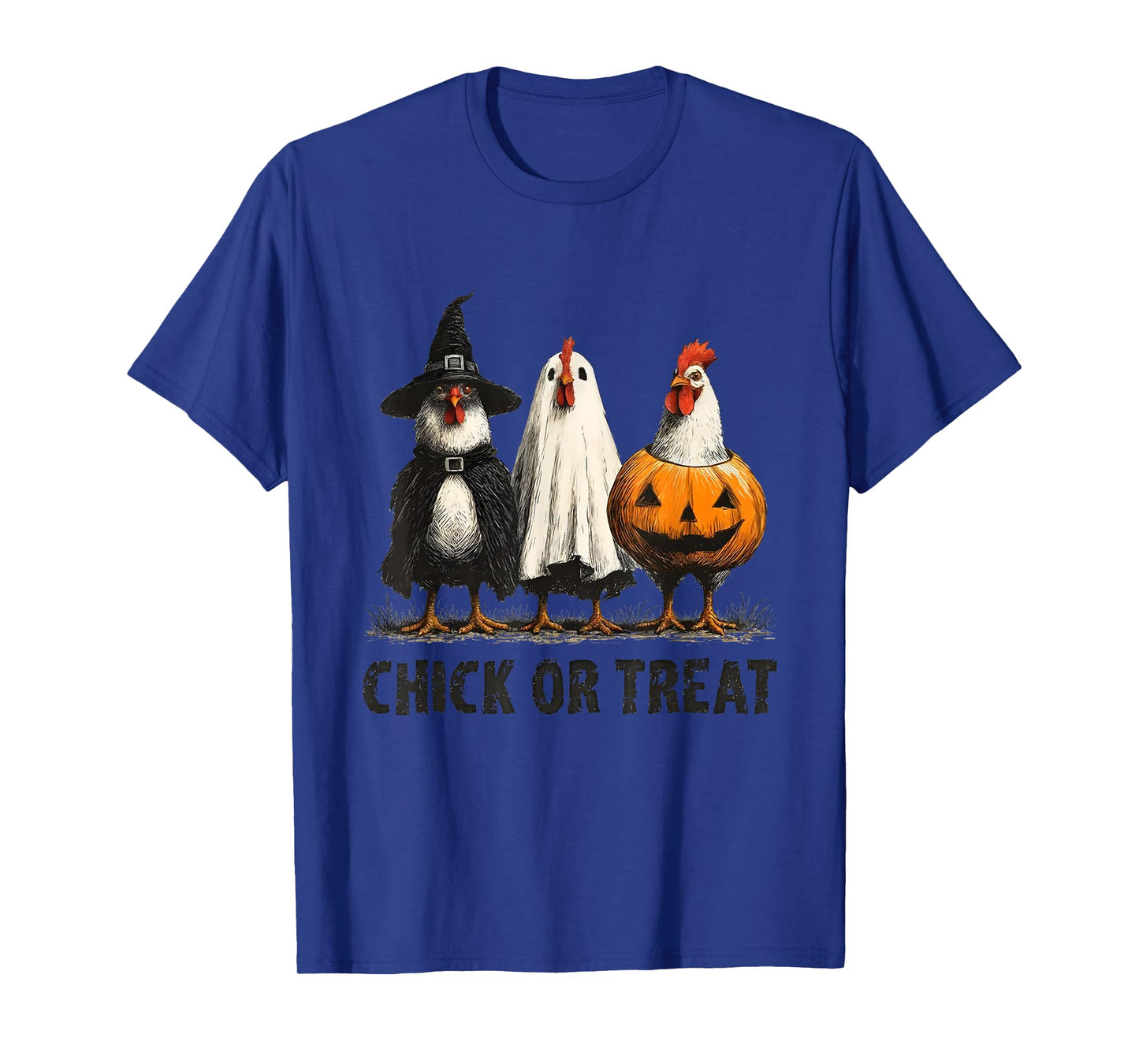 Funny Halloween Tee Halloween Chicken Chick Or Treat T-Shirt