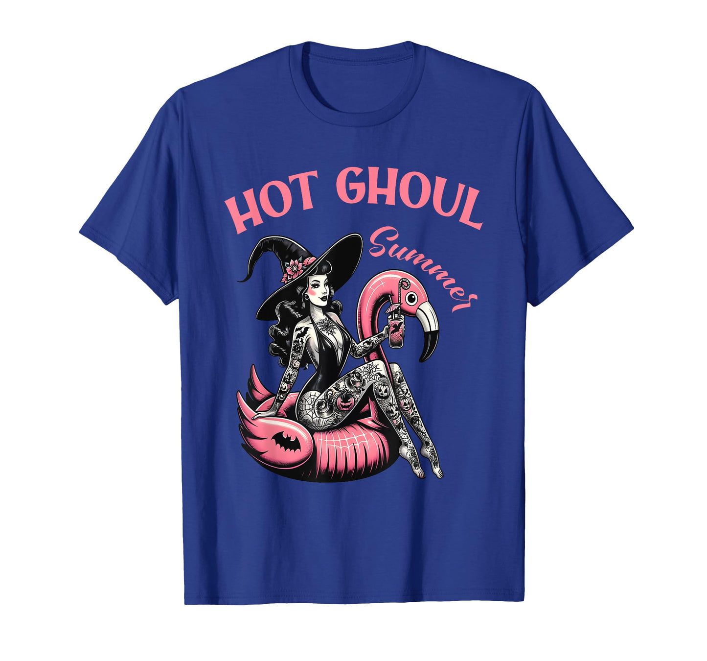 Women Mens Funny Halloween Hot Ghoul Summer Summerween T-Shirt