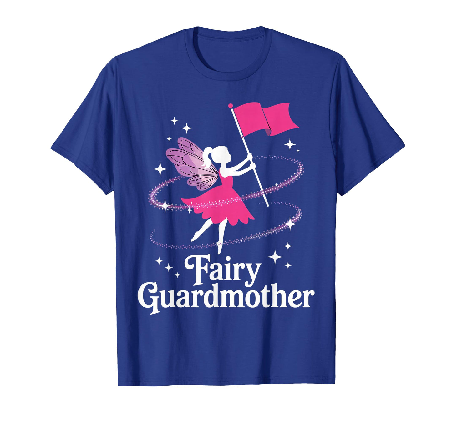 Fairy Guardmother Marching Band Flag Twirling Colorguard T-Shirt
