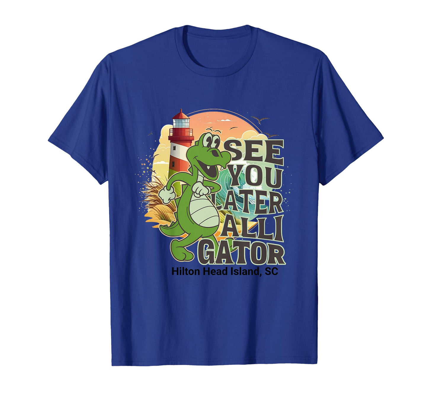 Kids Hilton Head Island South Carolina See You Later Alligator T-Shirt
