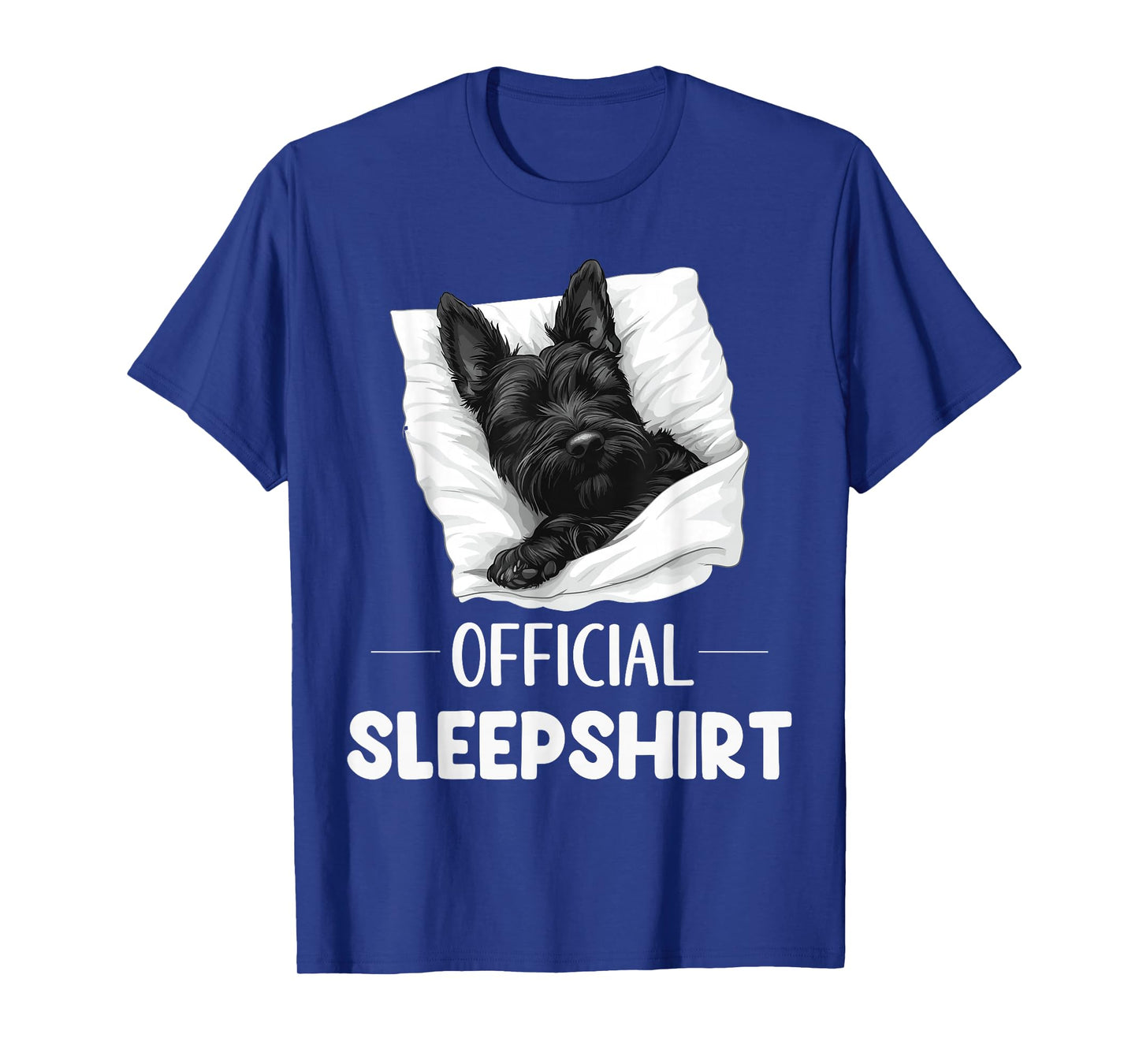 Official Scottish Terrier Sleepshirt Dog Lover Sleepwear T-Shirt
