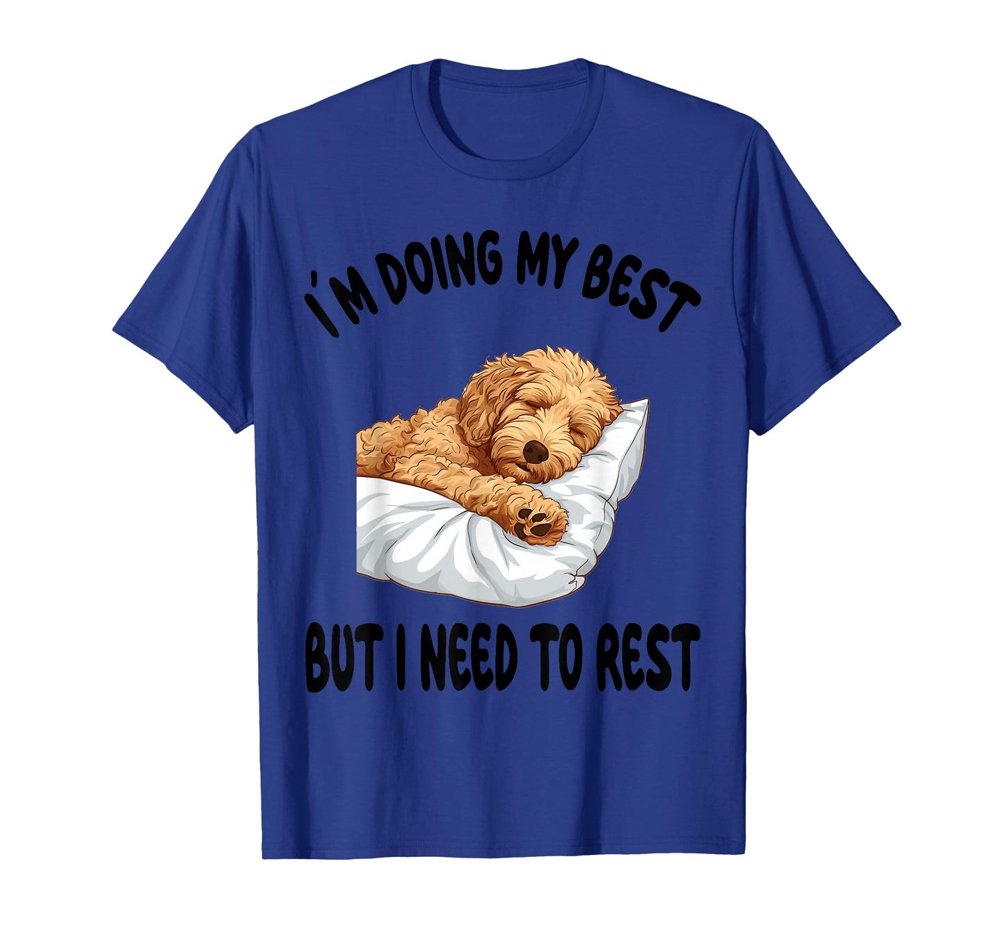 Goldendoodle Dog Pet Pajamas Nightgown Sleeping Napping T-Shirt