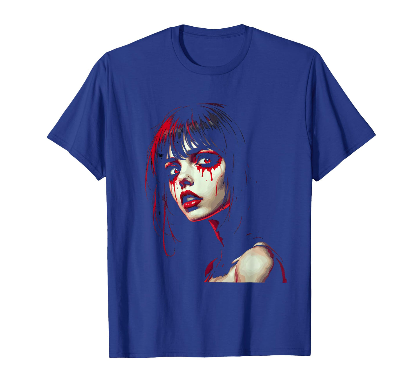 Horror Anime Manga Tee I Gothic Outfit I Japanese Chibi Girl T-Shirt