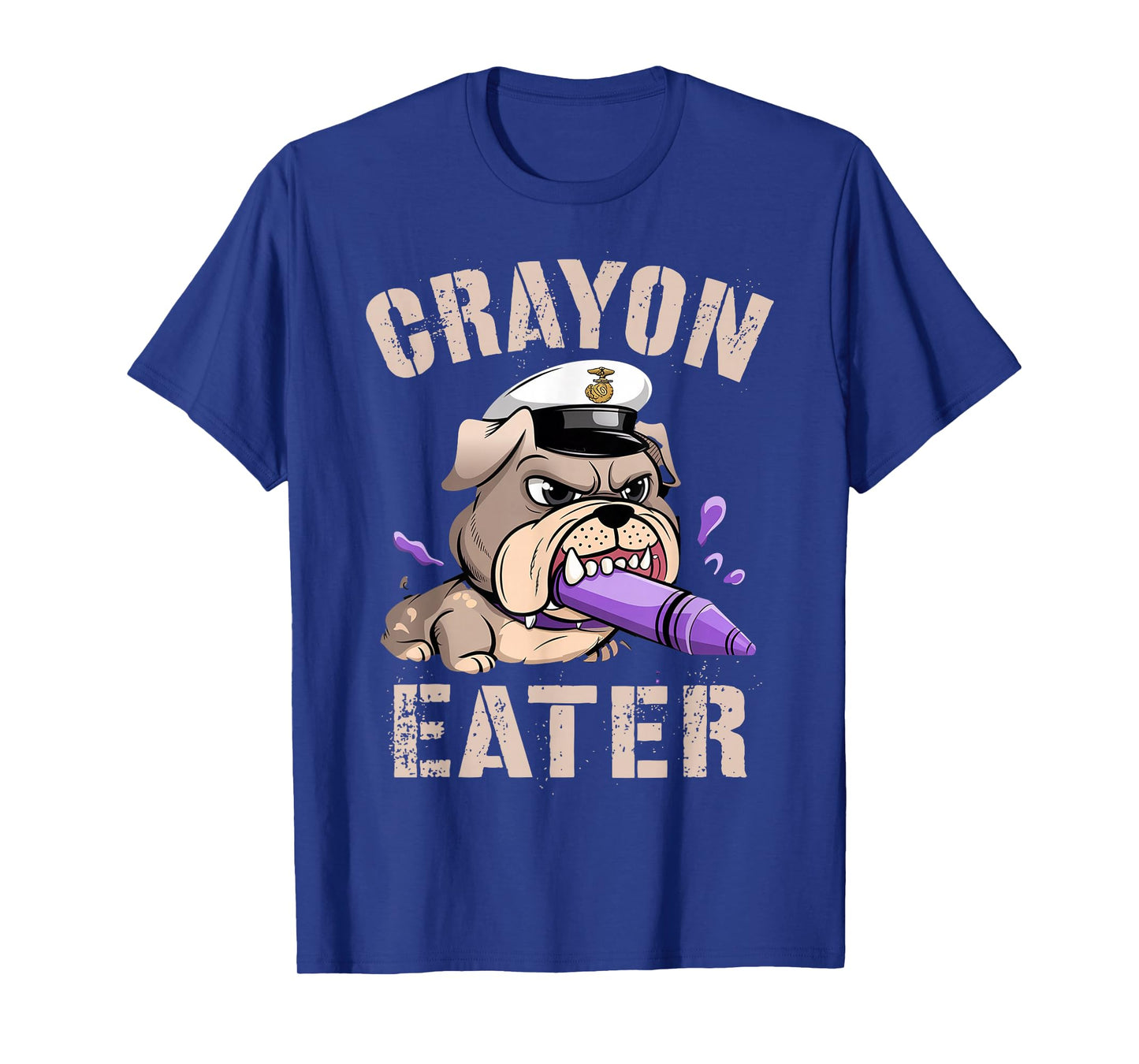 Sarcastic VETERAN CRAYON EATER Soldier Brother Military T-Shirt