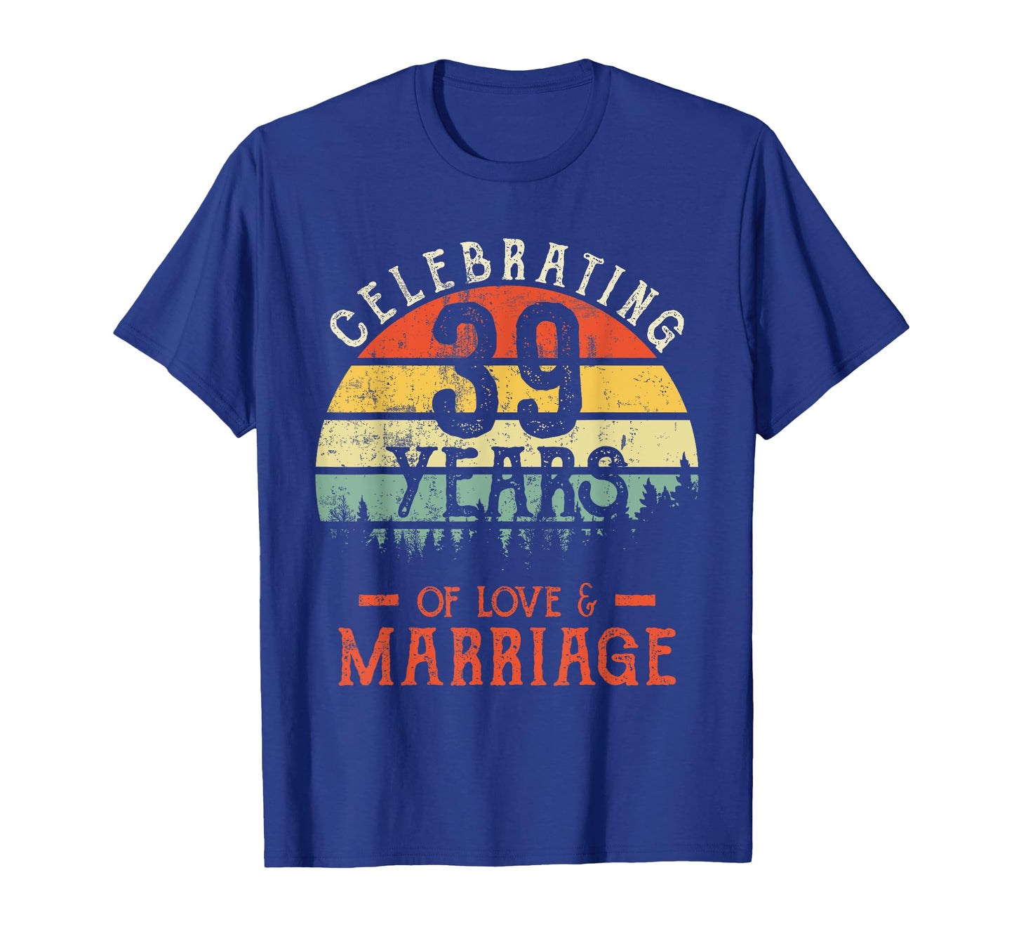 Legends Vintage 39 years marriage anniversary Crew His/Her T-Shirt